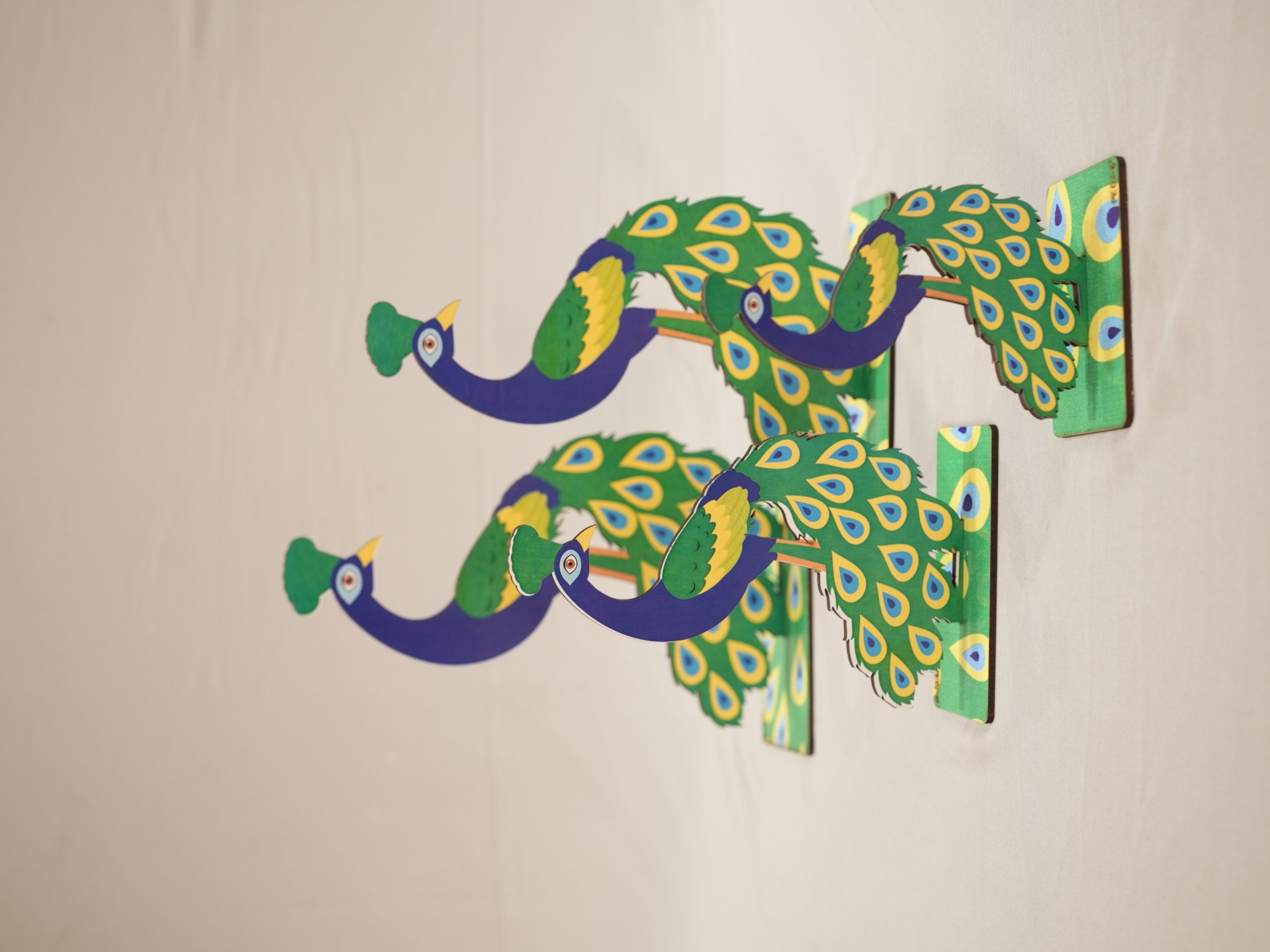 Standing Peacock Cutout