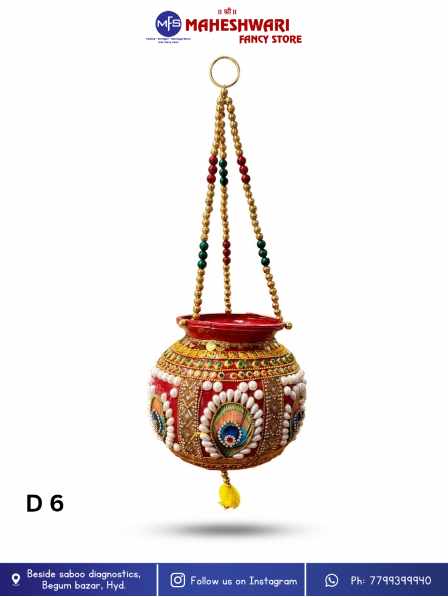 Decorative Kundan Makhan Handi