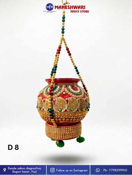 Maheshwari Fancy Store - Decorative Kundan Makhan Handi