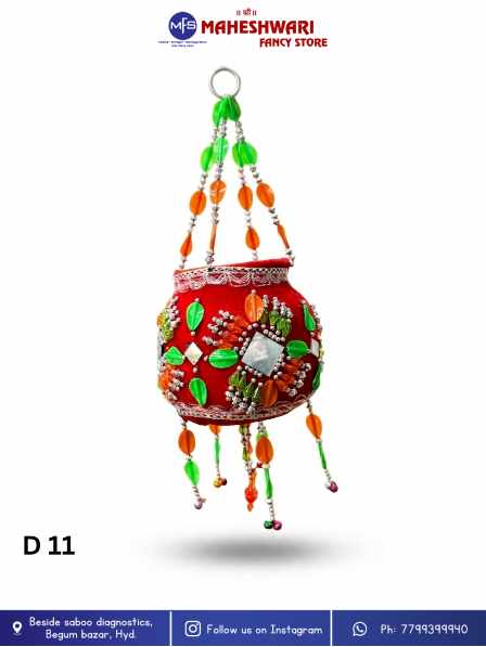 Decorative Multicolor Makhan Handi