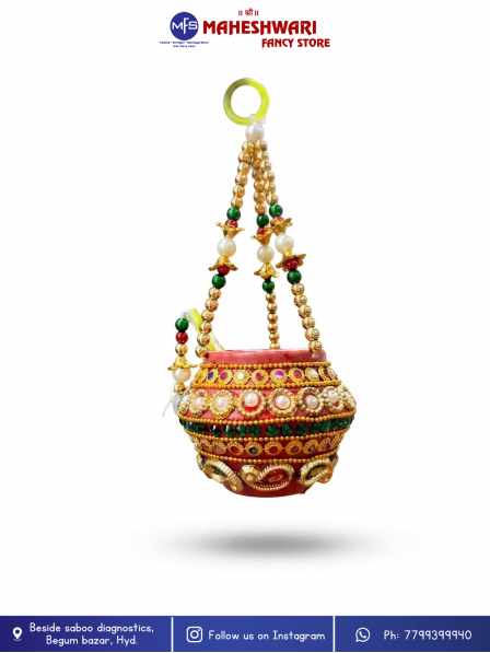 Fancy Kundan Makhan Handi
