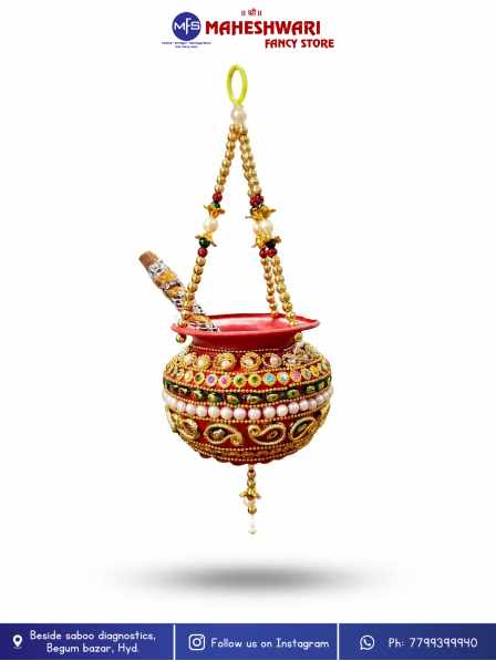 Fancy Kundan Makhan Handi