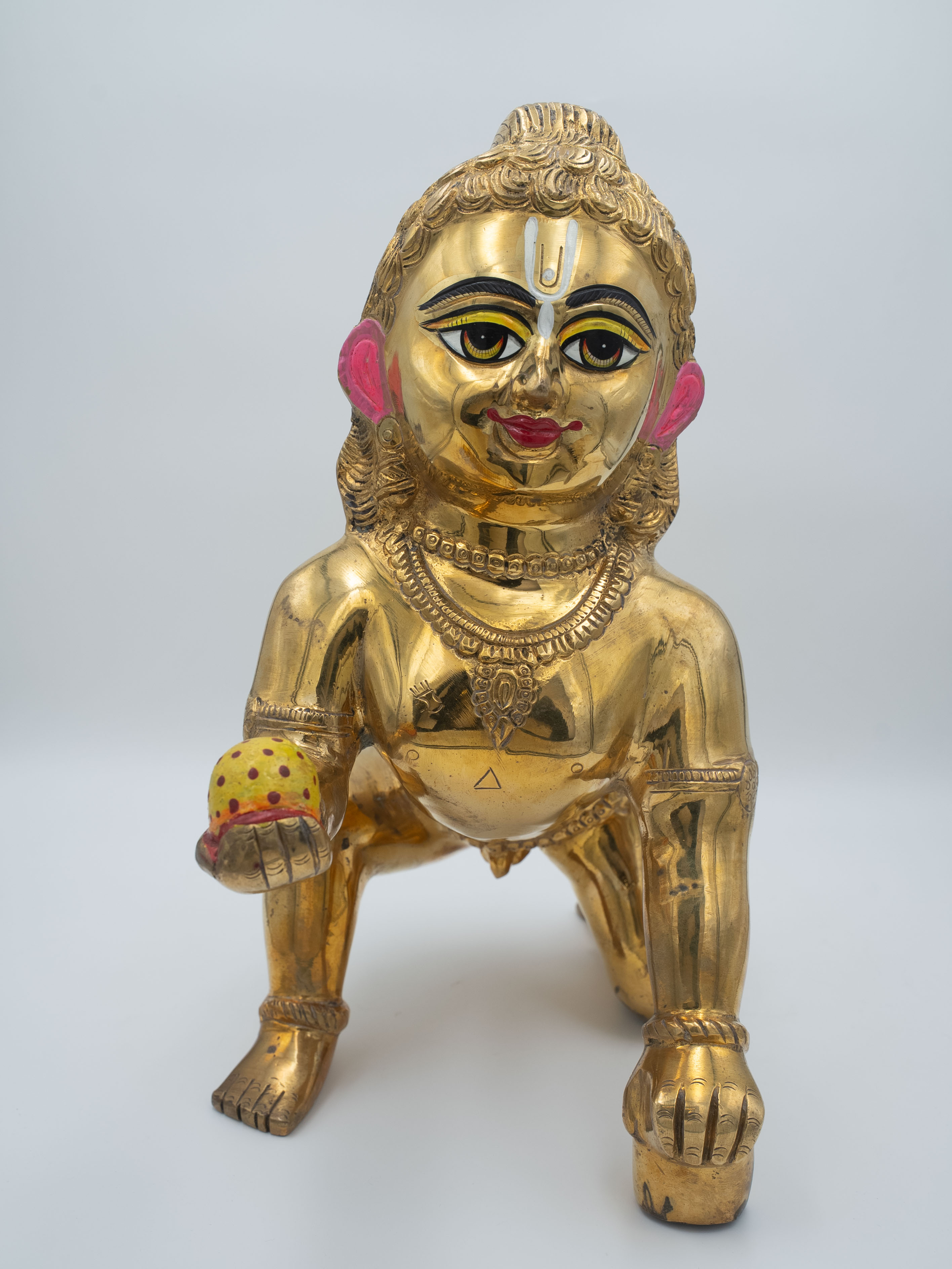 Maheshwari Fancy Store - Laddu Gopal Brass Painting