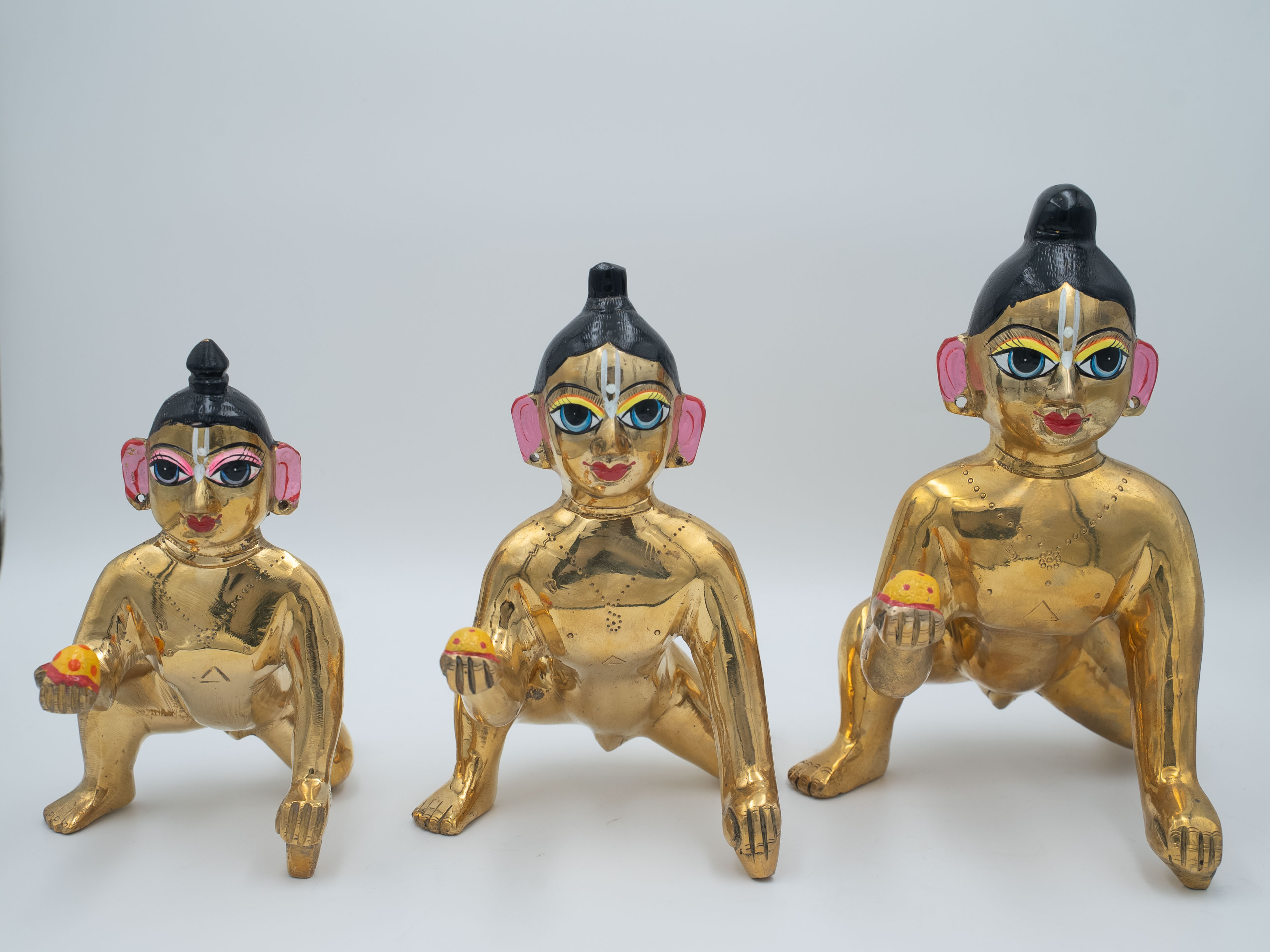 Maheshwari Fancy Store - Laddu Gopal Brass Painting
