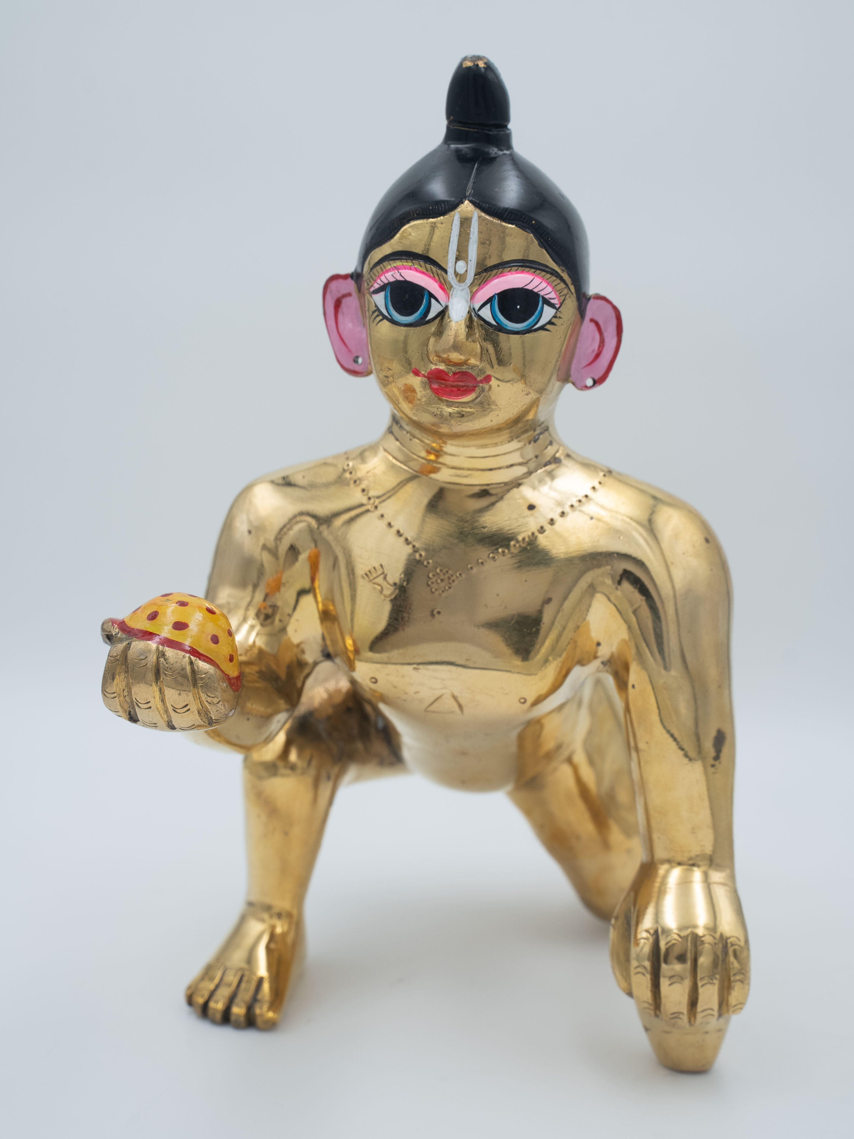 Maheshwari Fancy Store - Laddu Gopal Brass Painting