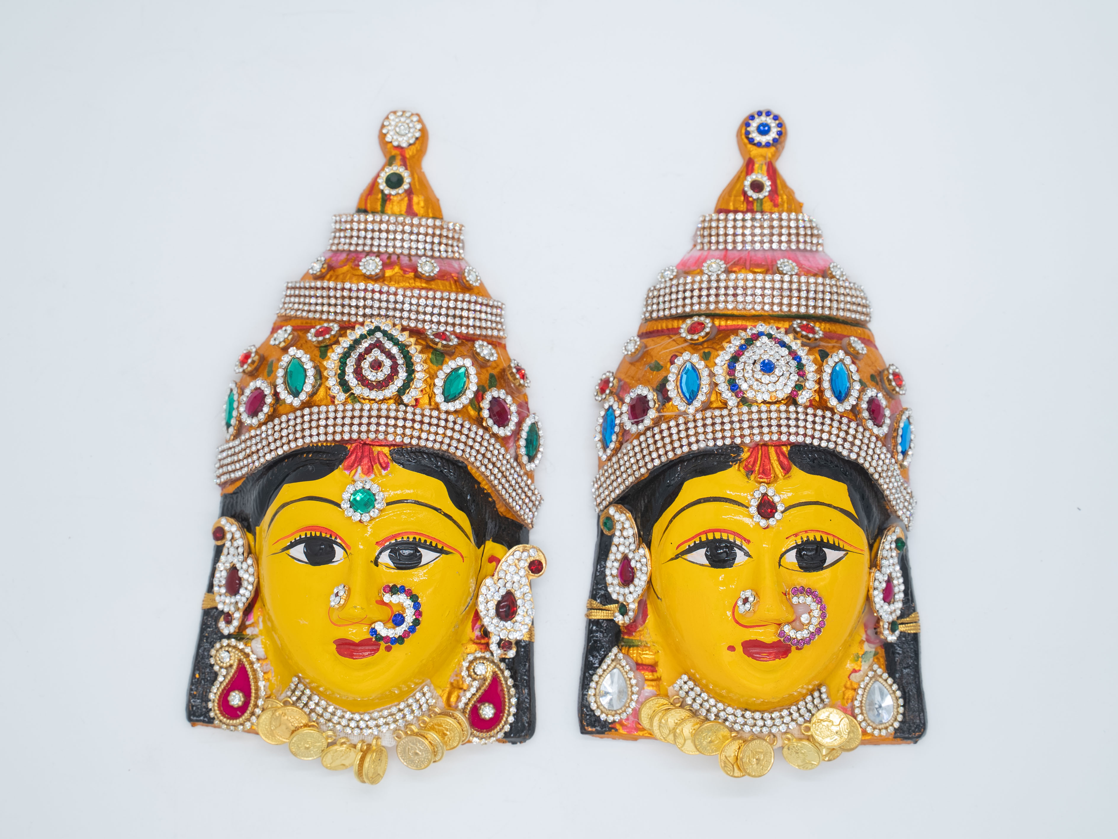 Maheshwari Fancy Store - Varalakshmi Stone Decoration Face
