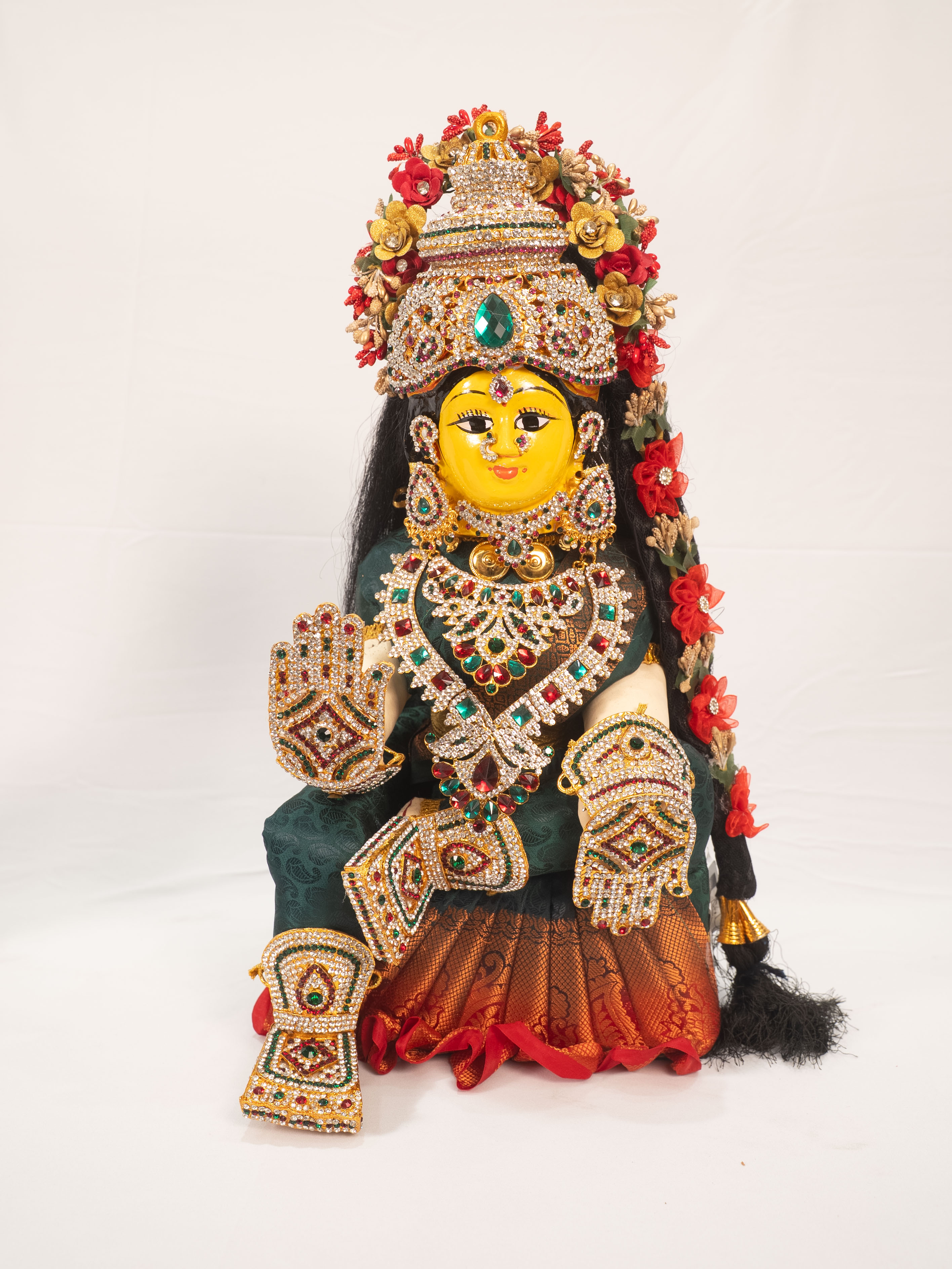 Maheshwari Fancy Store - Varalakshmi Stone Decoration Body