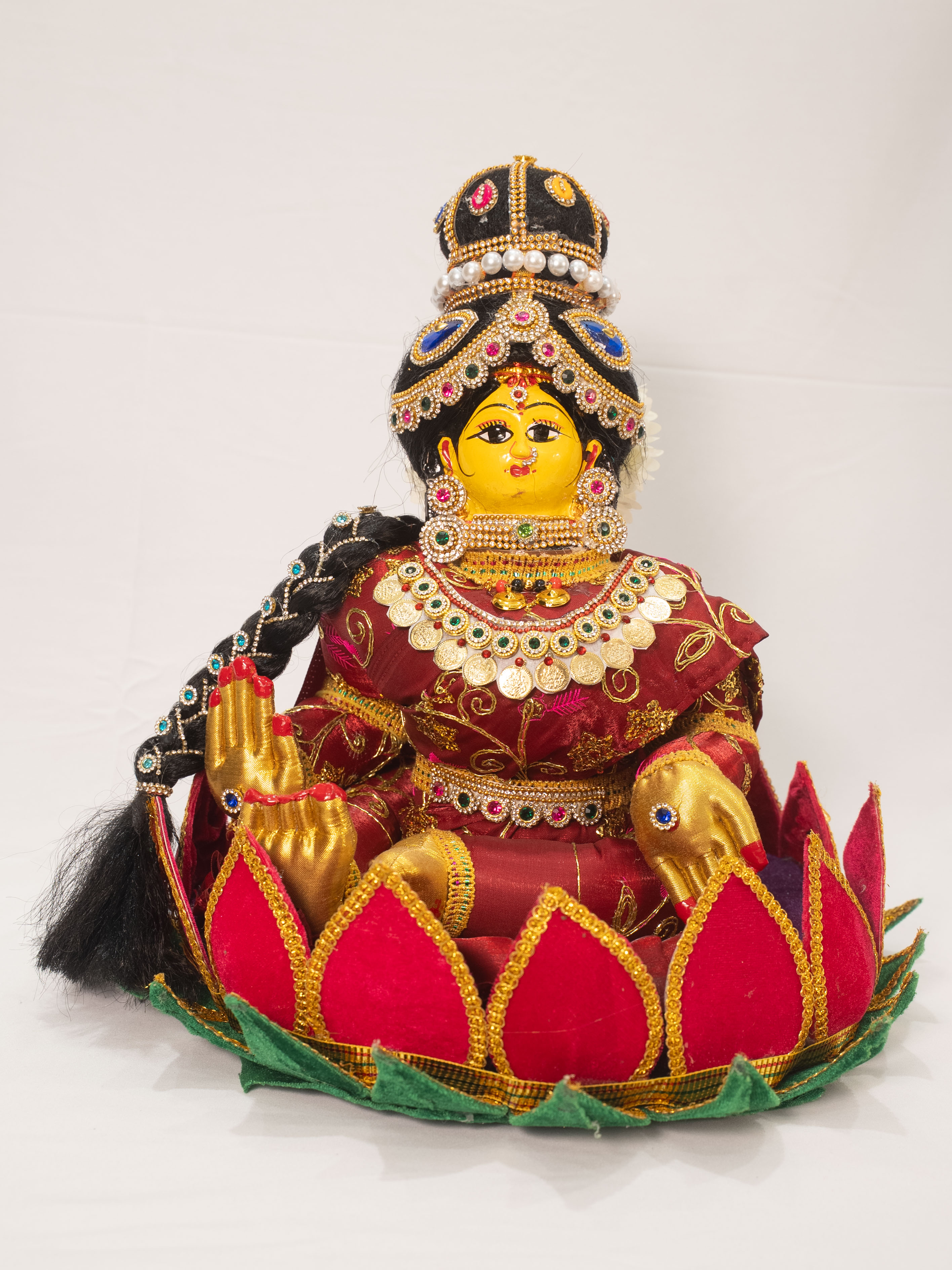 Maheshwari Fancy Store - Varalakshmi Lotus Decoration Body