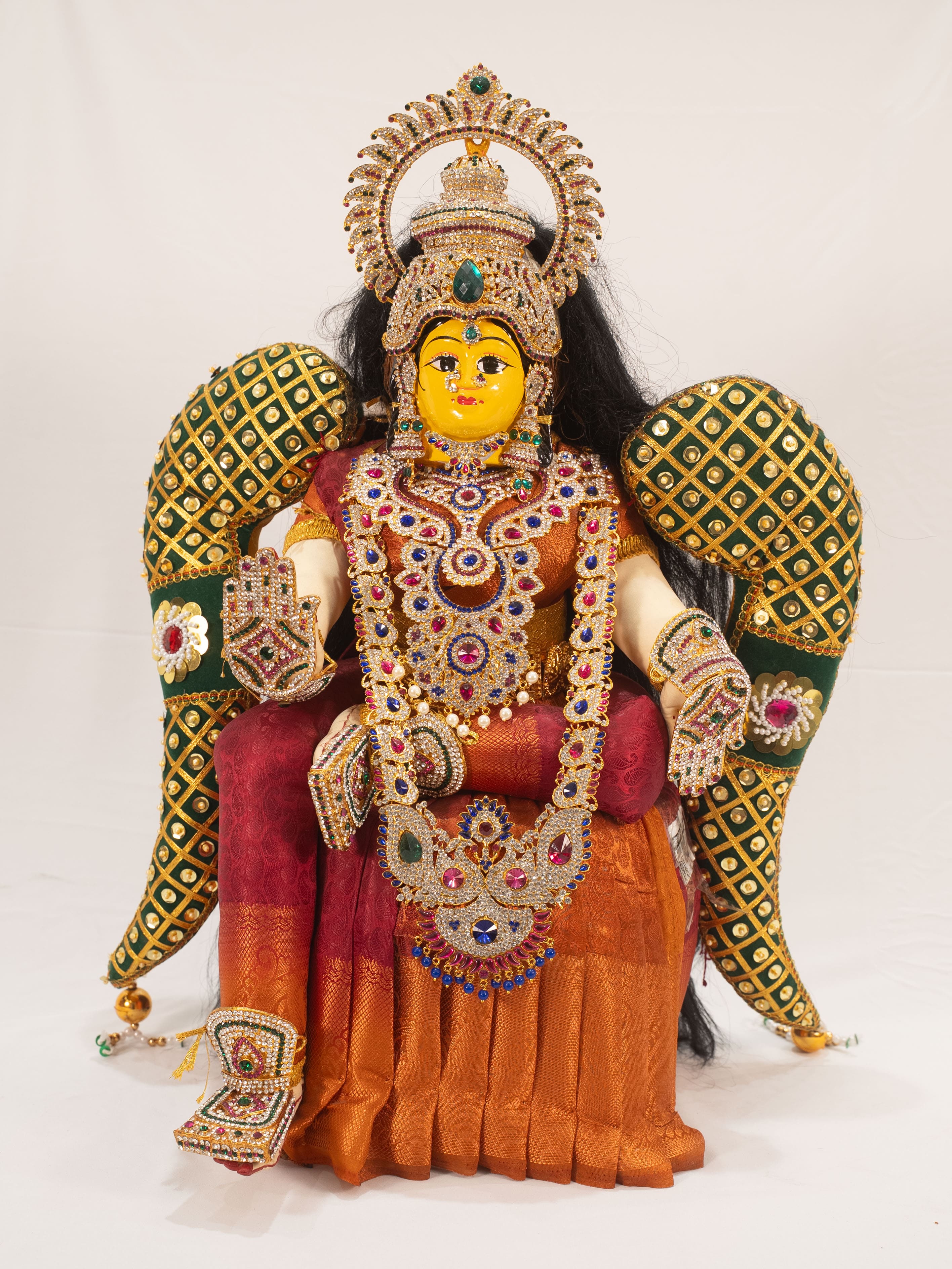 Maheshwari Fancy Store - Varalakshmi Heavy Stone Decoration Body