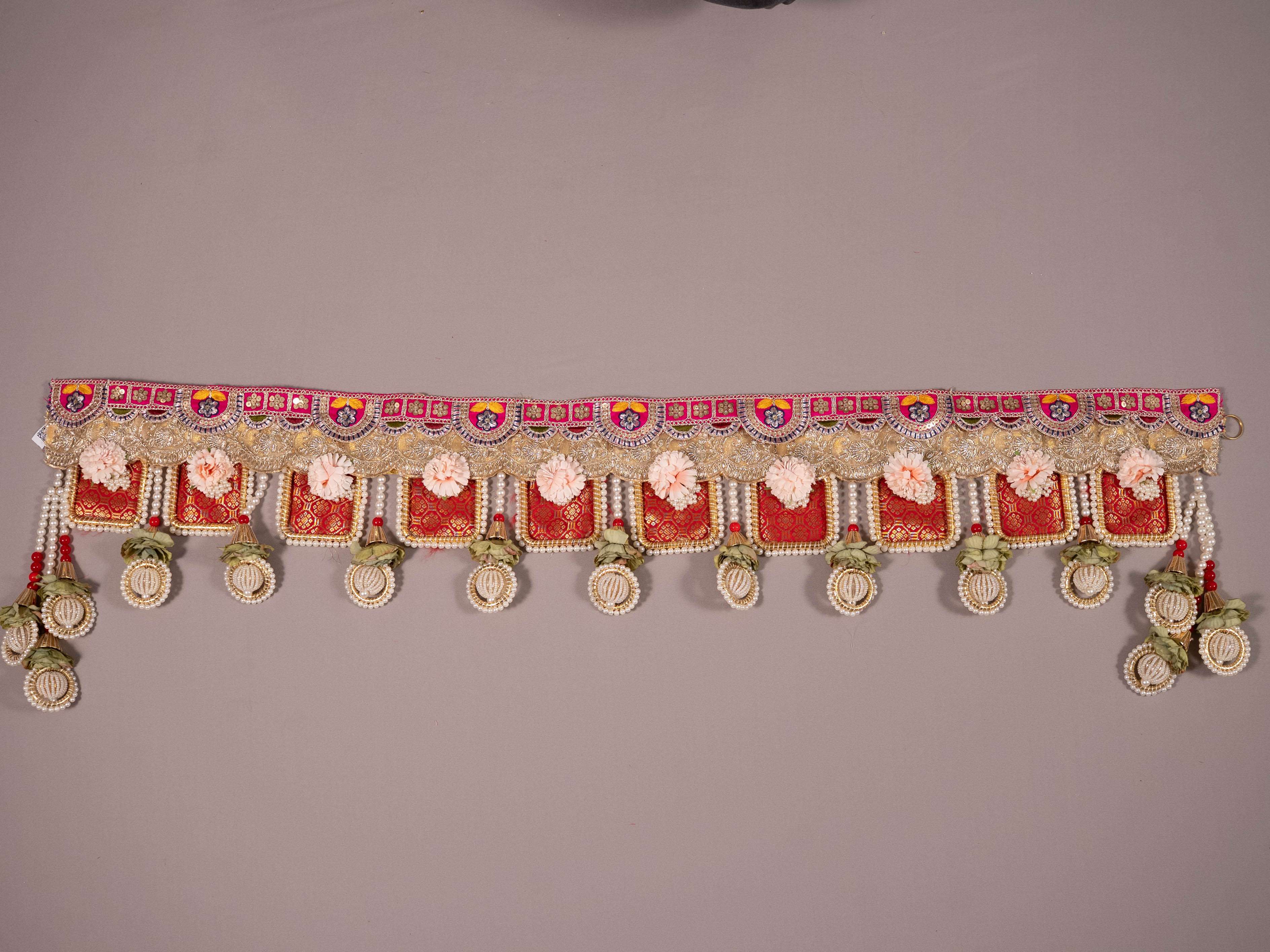 Maheshwari Fancy Store - Pink and Red Moti Bandarwal