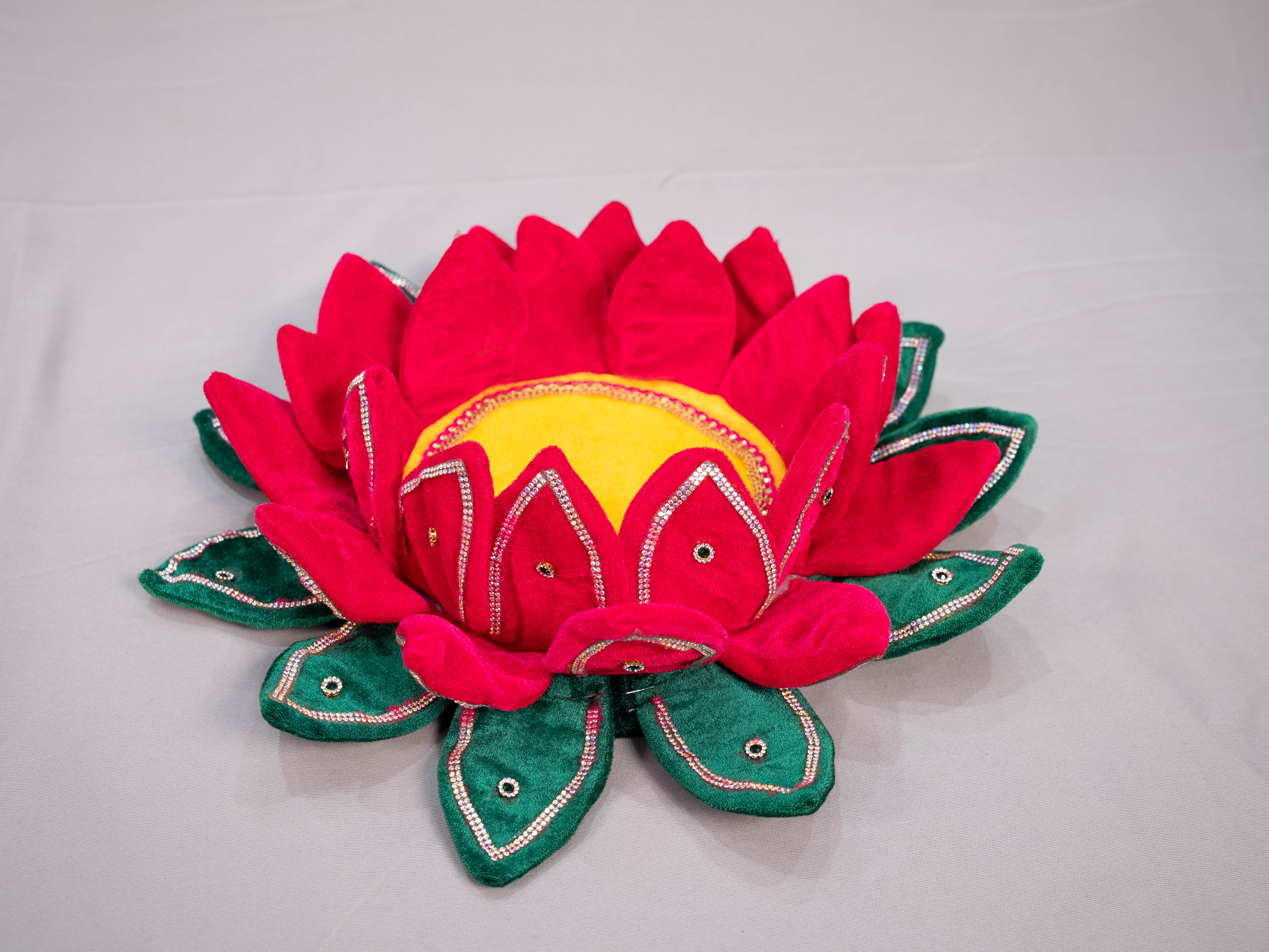 Maheshwari Fancy Store - Velvet Lotus Stand