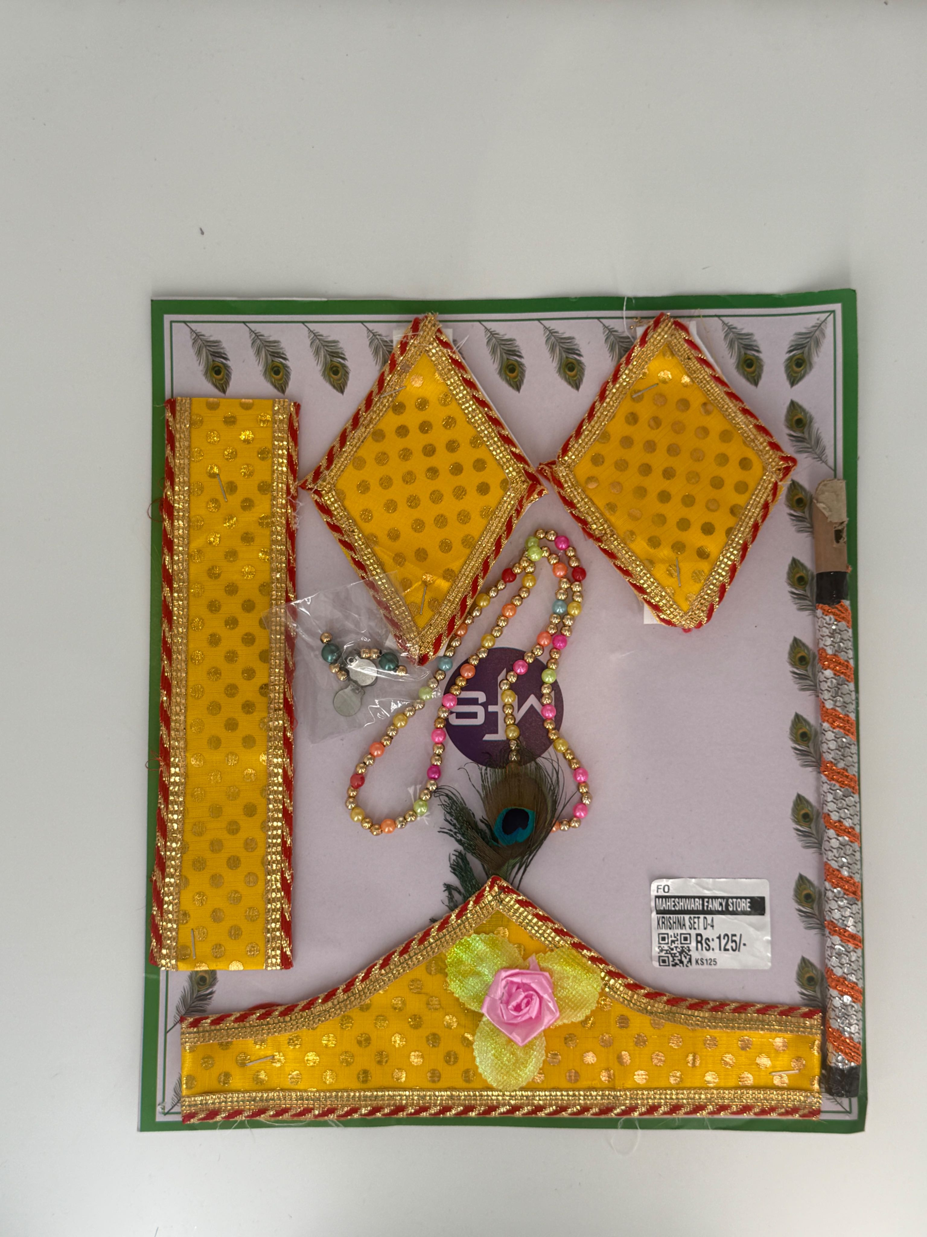 Kids krishna Jewellery Set D-4