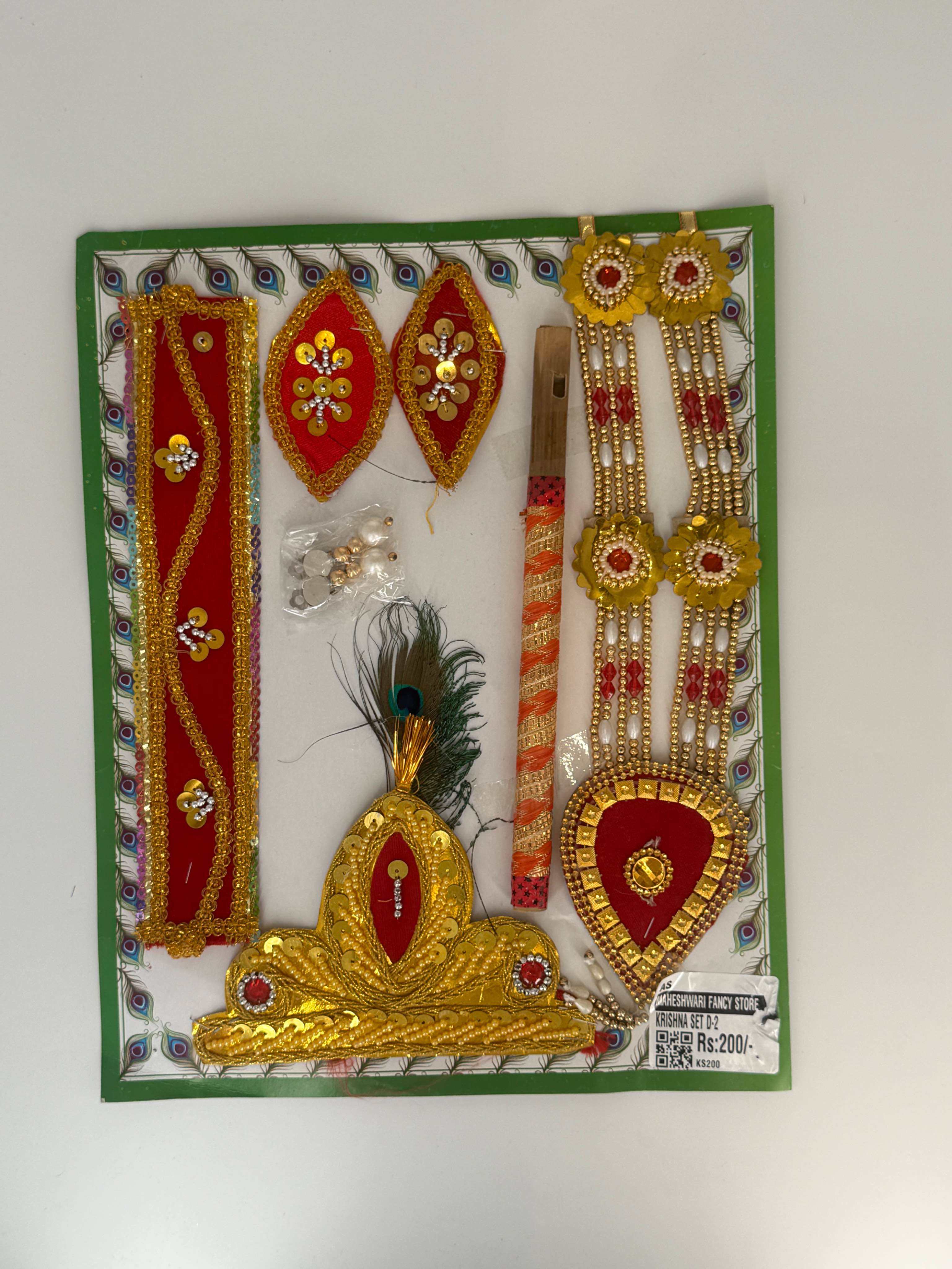 Kids krishna Jewellery Set D-2