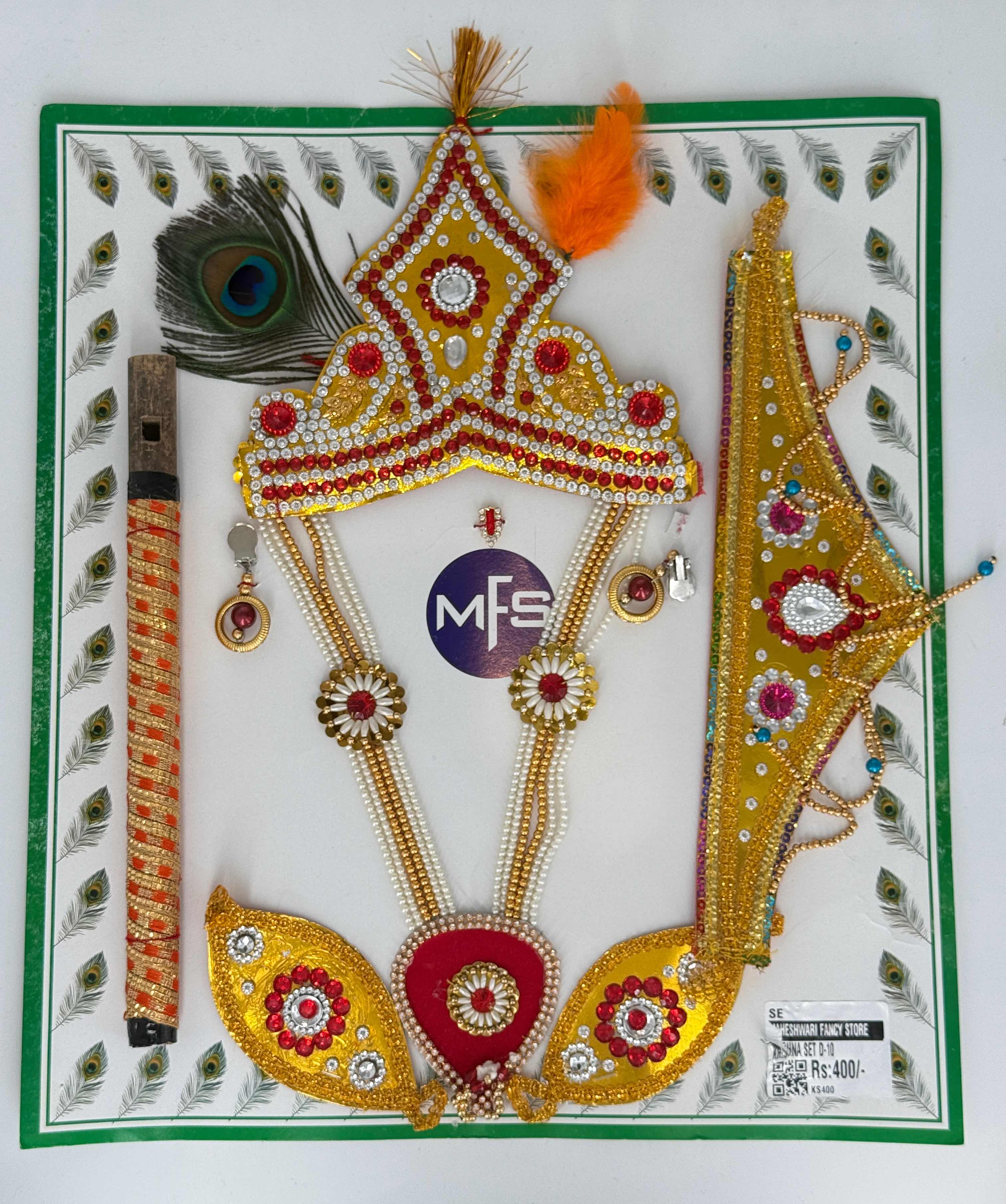 Kids krishna Jewellery Set D-10