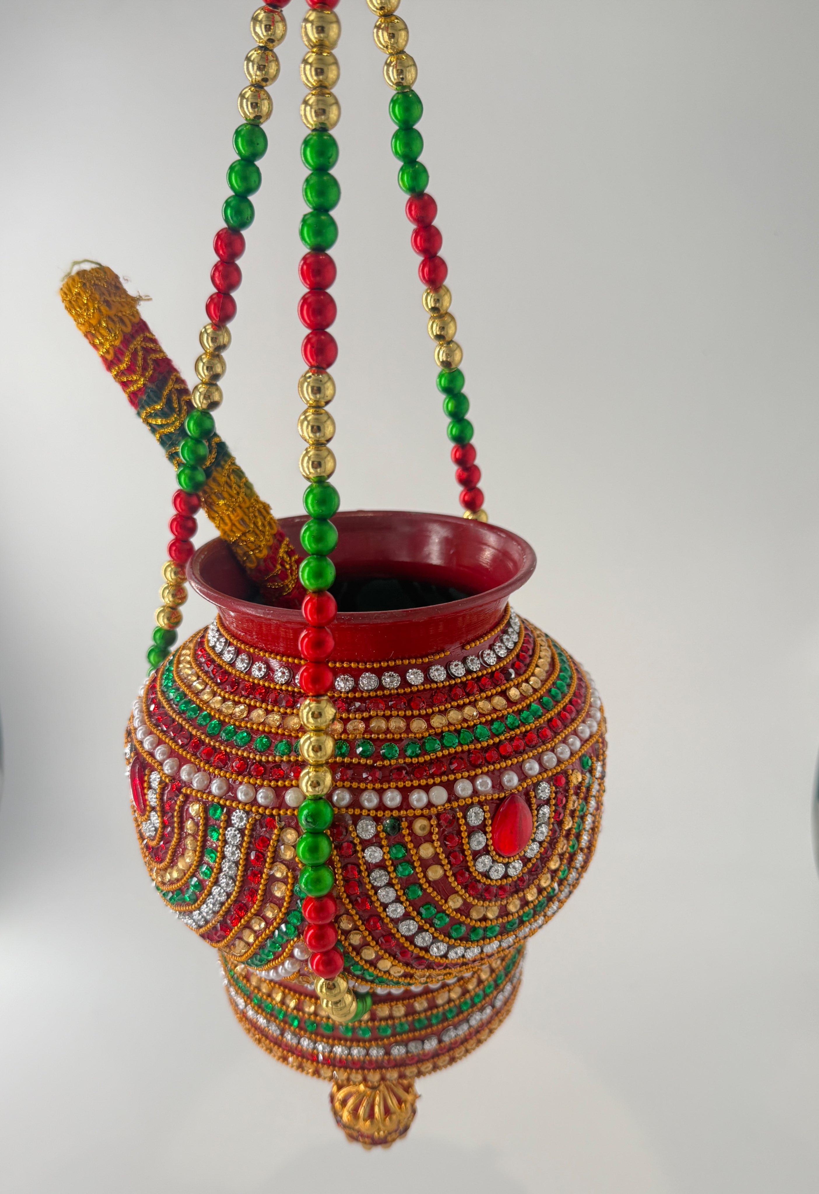 Decorative Kundan Makhan Handi