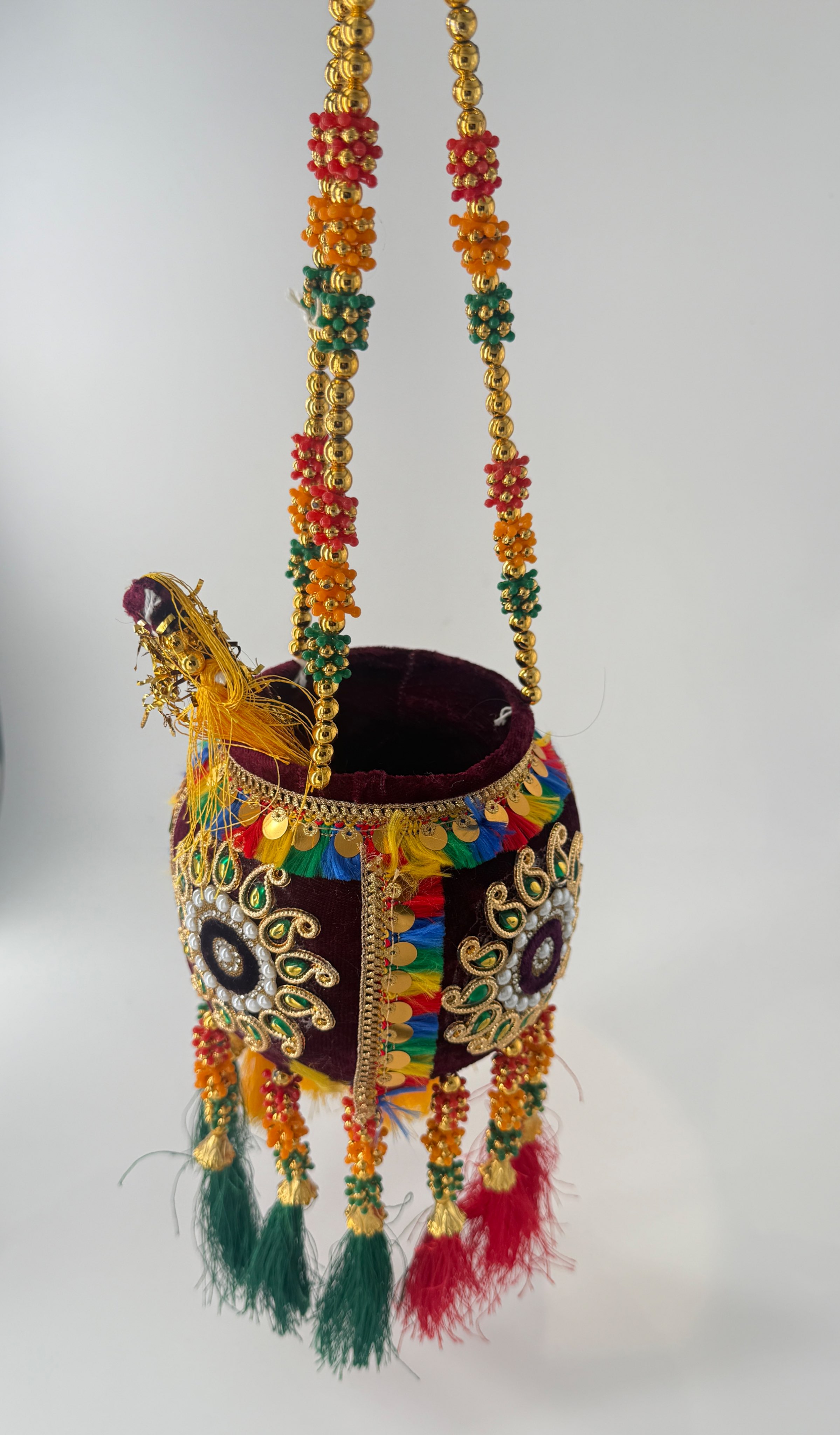 Decorative Kundan Makhan Handi