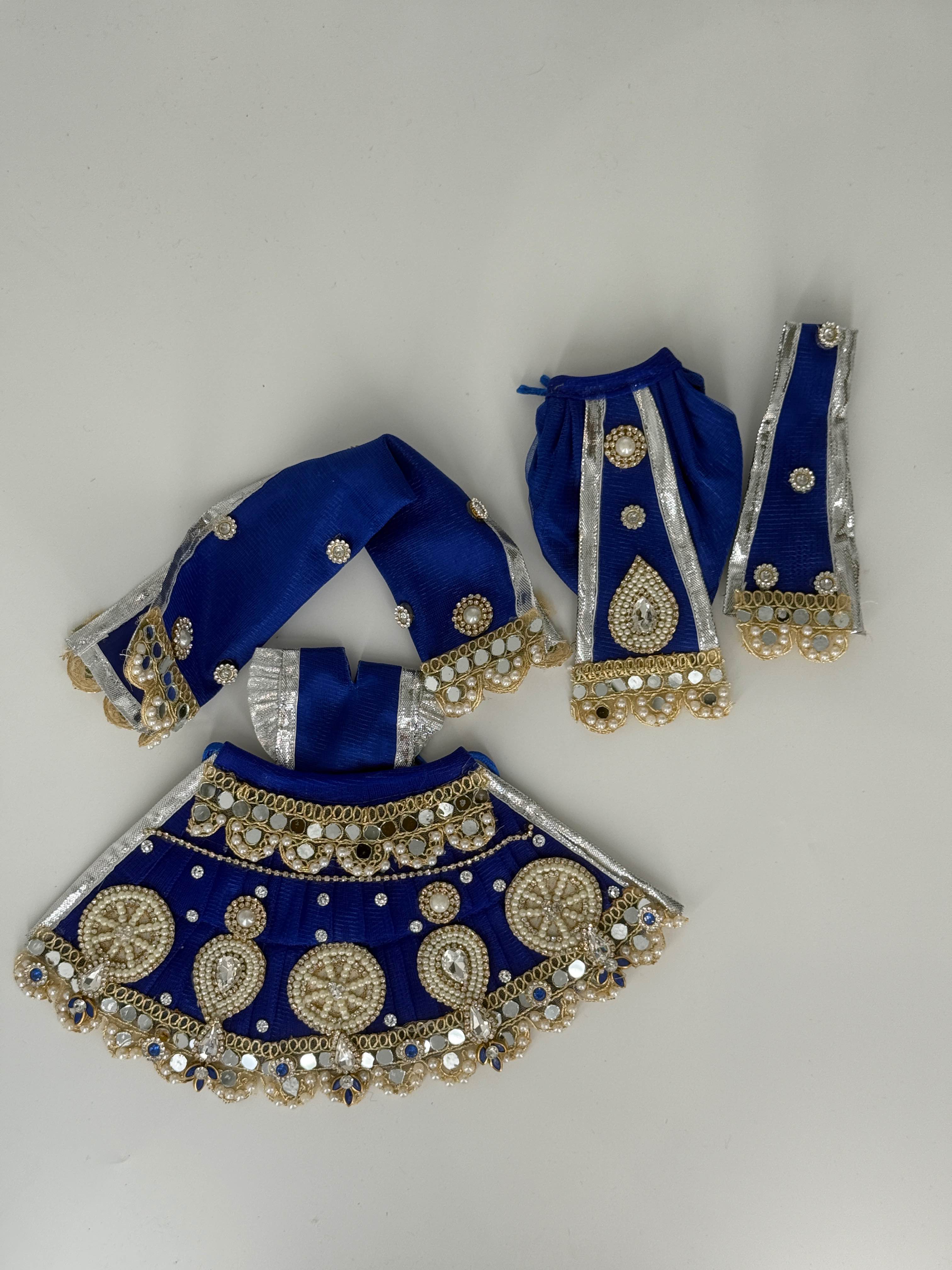 Radha Krishna Poshak Or Couple Set