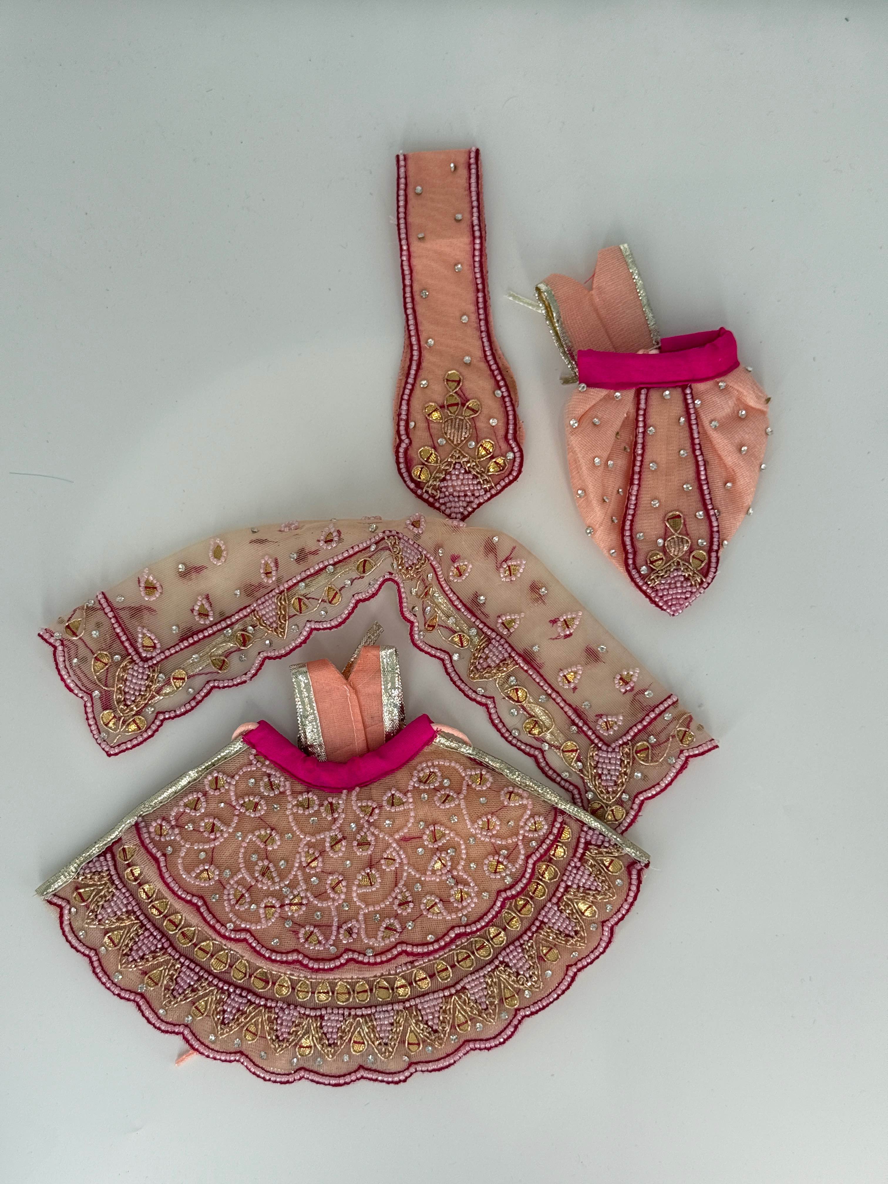 Radha Krishna Poshak or Couple Set