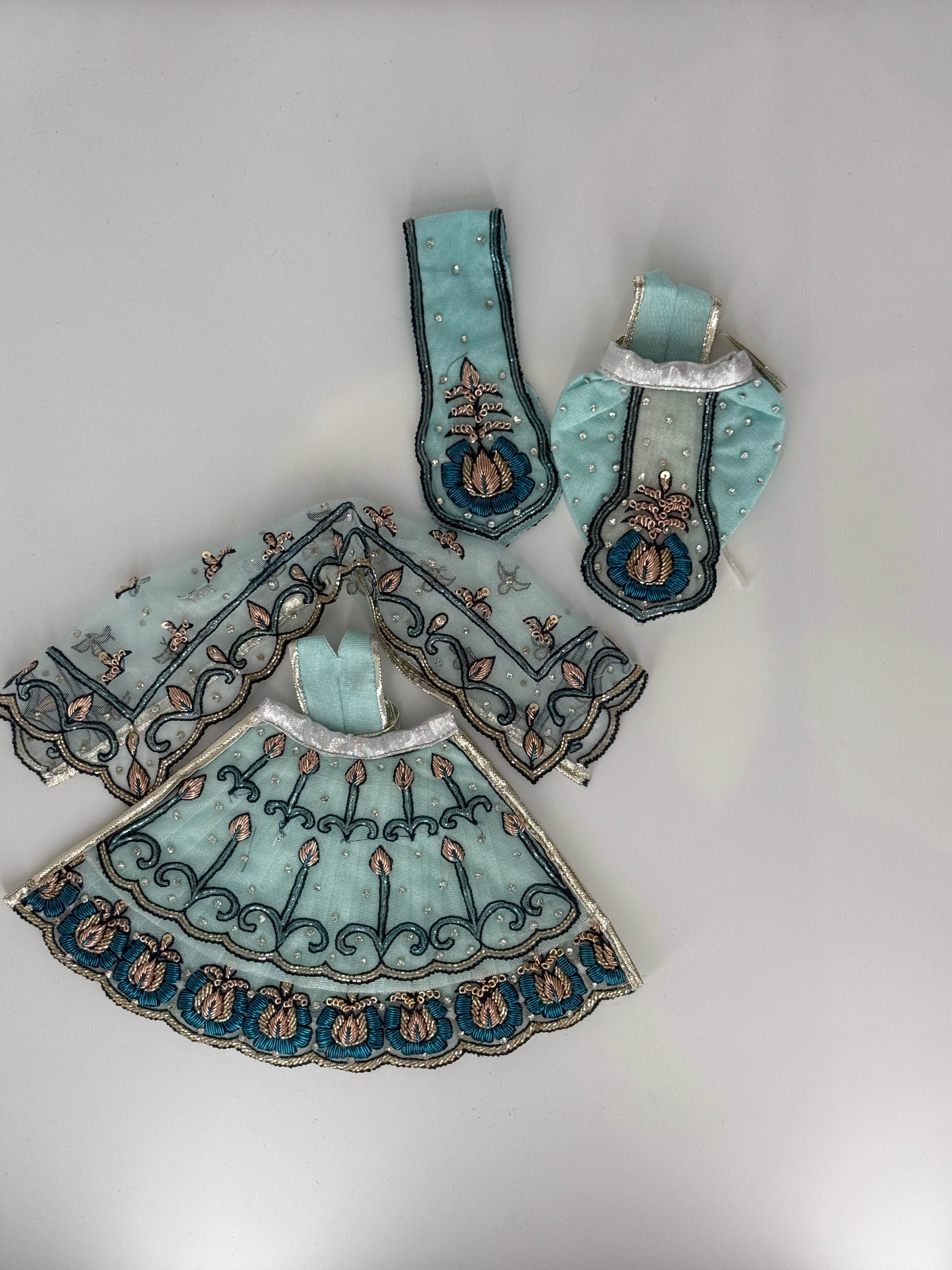 Radha Krishna Poshak or Couple Set