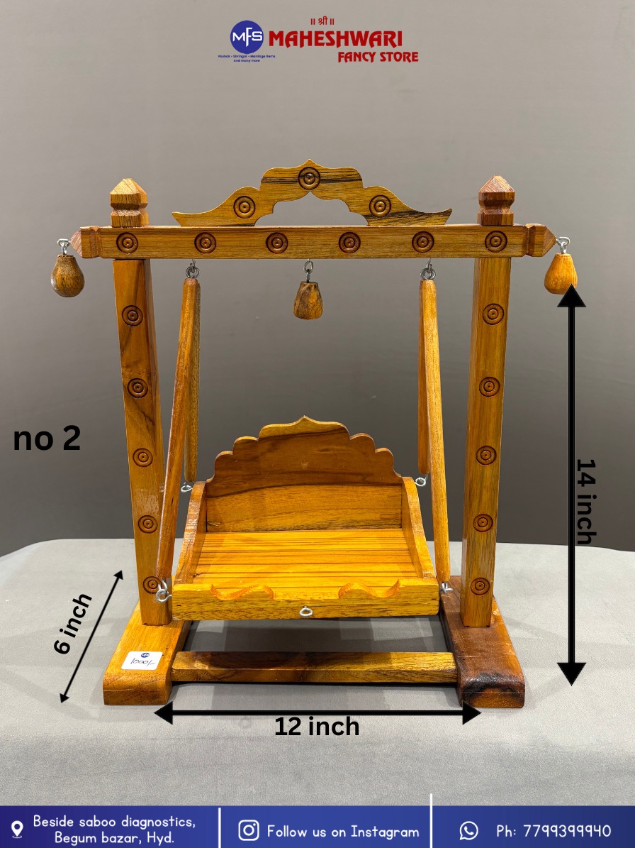 Wooden Krishna Jhula