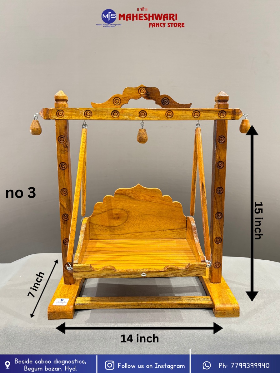 Wooden Krishna Jhula