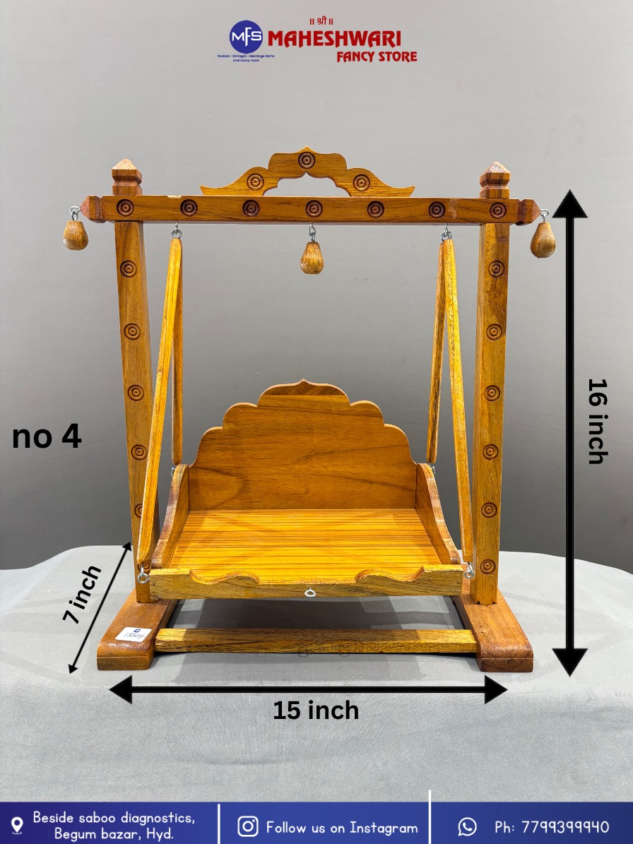 Wooden Krishna Jhula