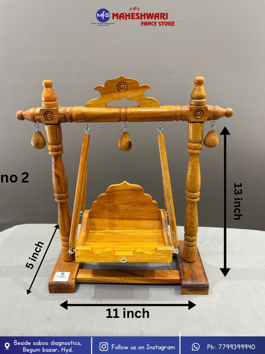 Wooden Krishna Jhula