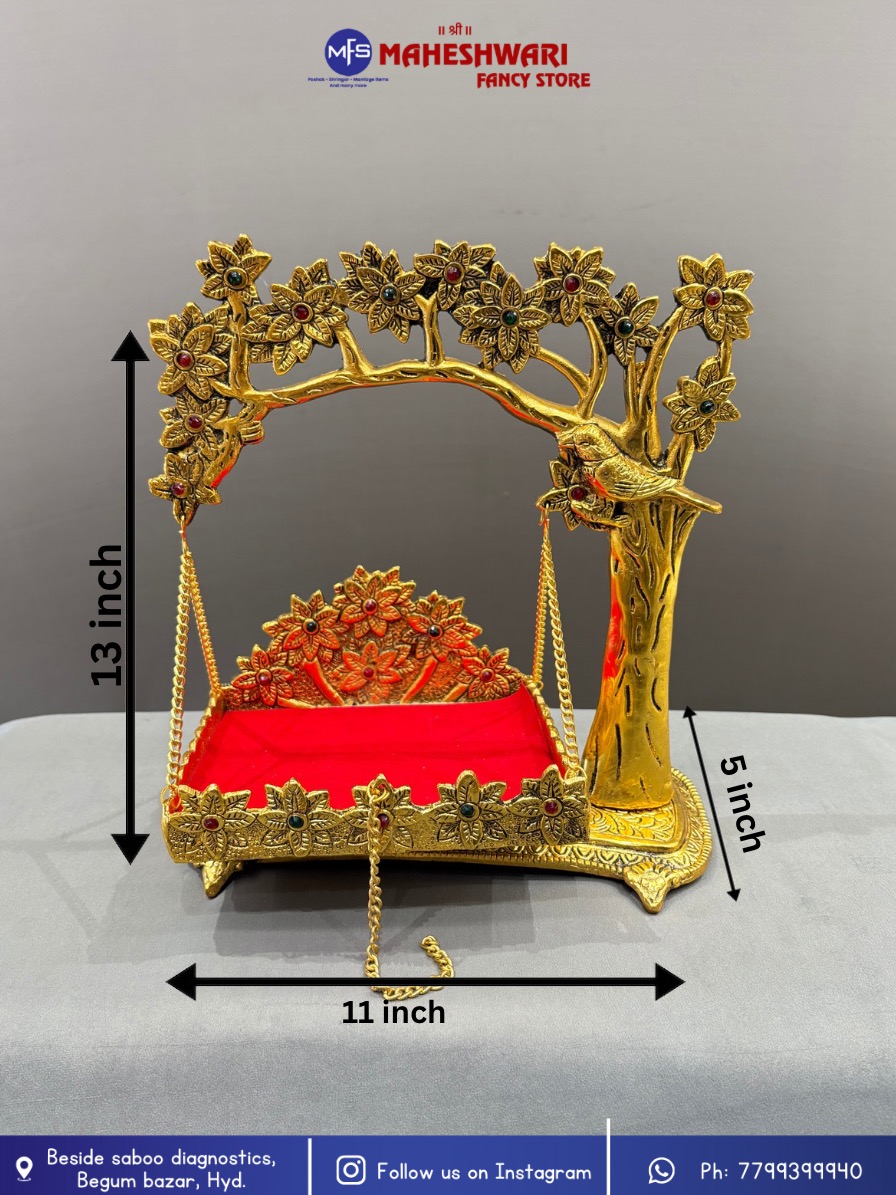 Fancy Metal Krishna Jhula