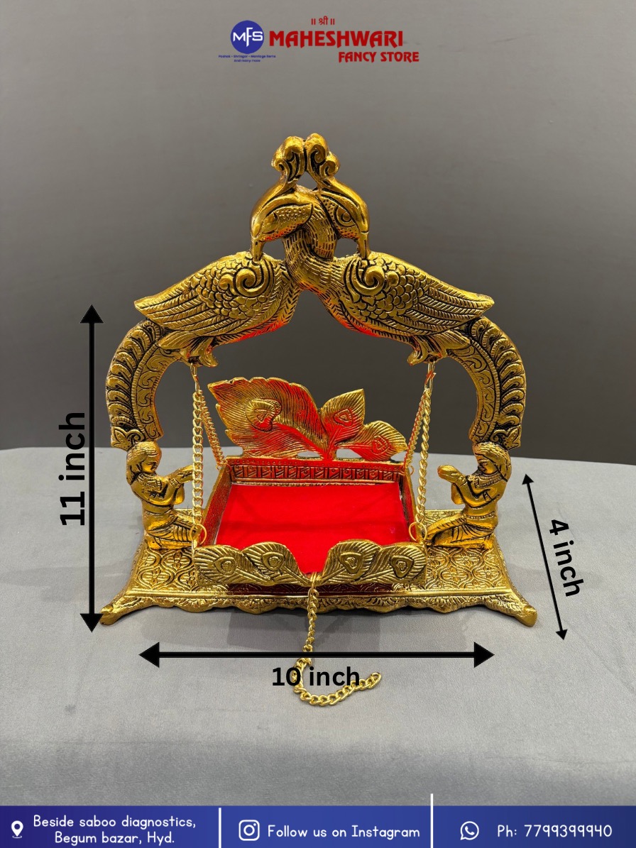 Fancy Metal Krishna Jhula