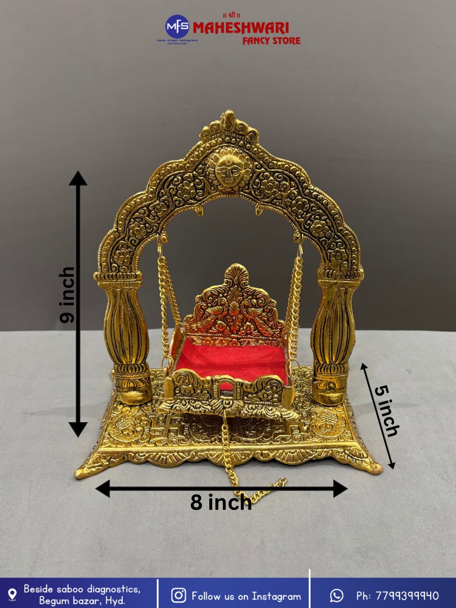 Fancy Metal Krishna Jhula