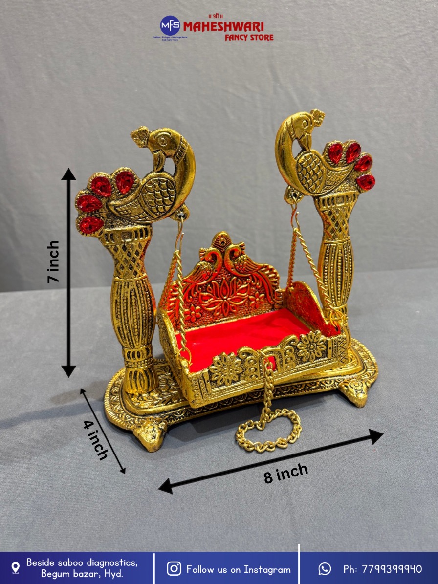 Fancy Metal Krishna Jhula