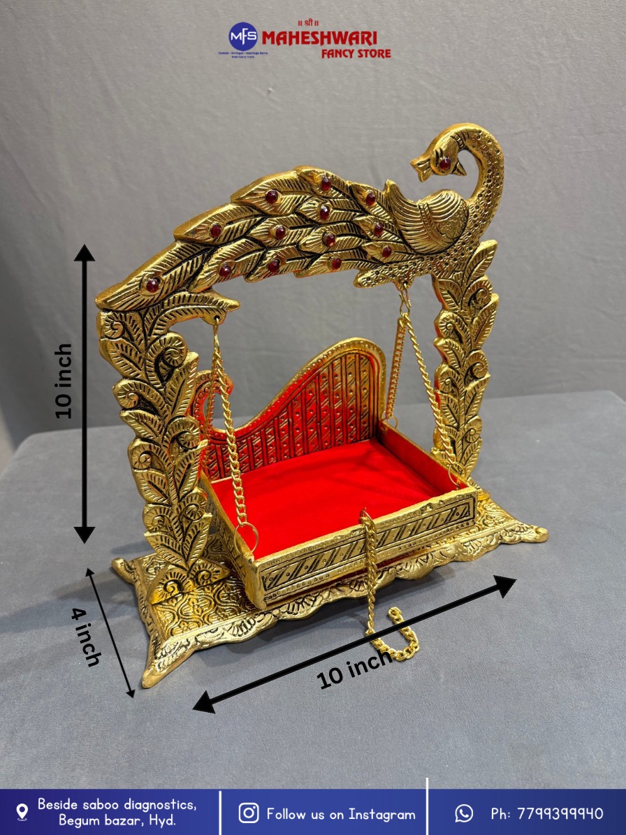 Fancy Metal Krishna Jhula