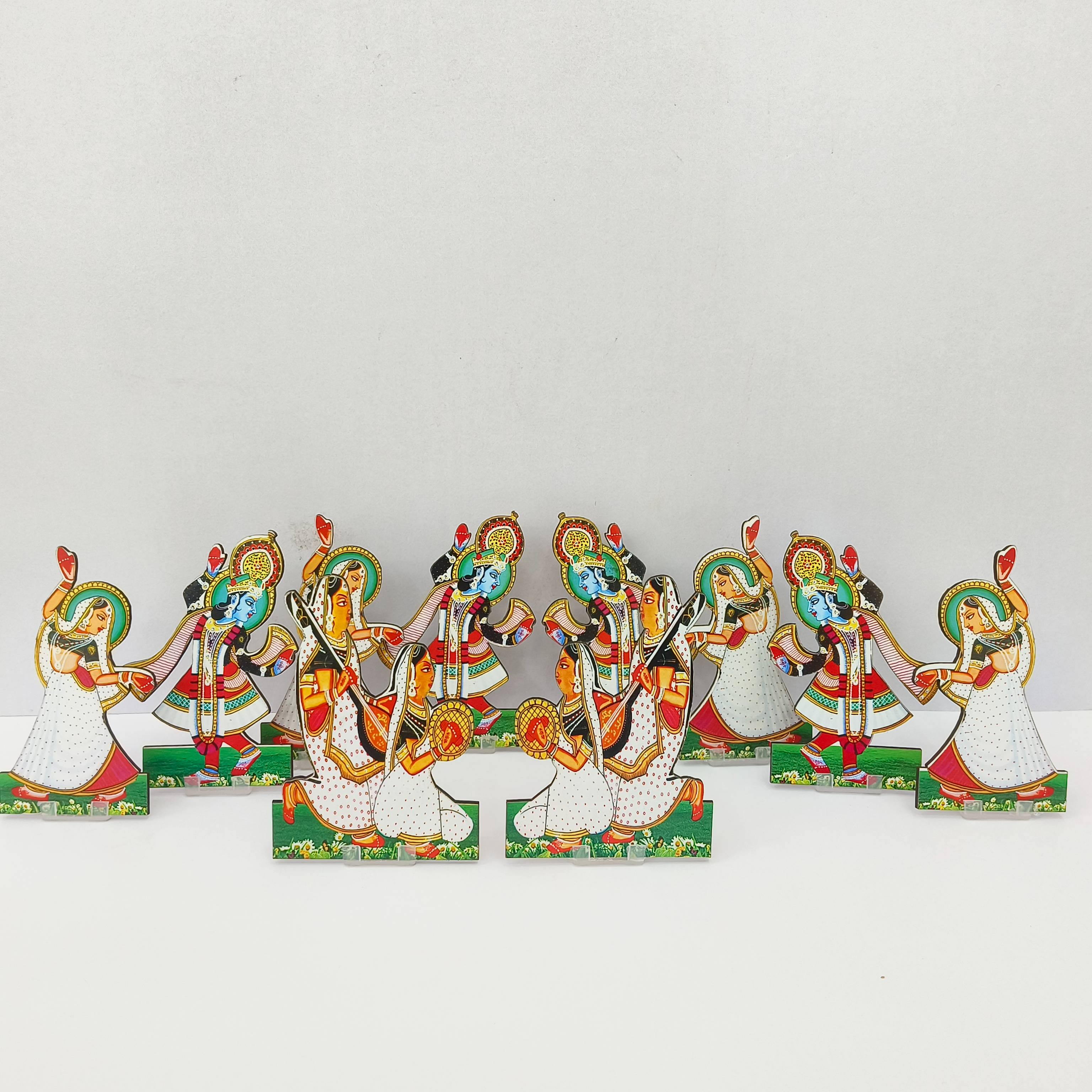 Maheshwari Fancy Store - White Dandiya Raasleela