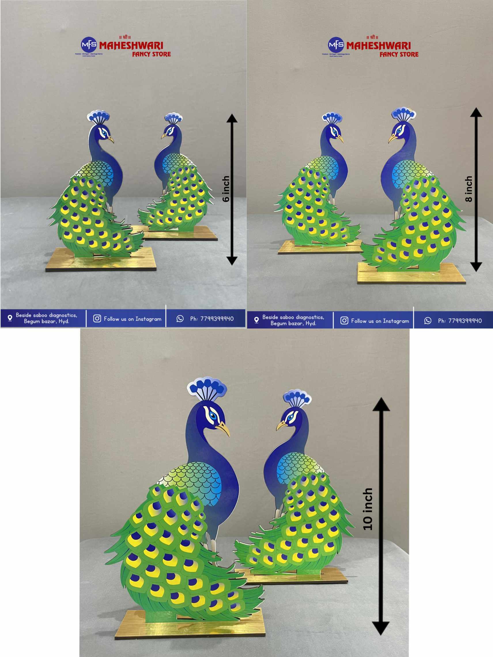 Peacock Cutout
