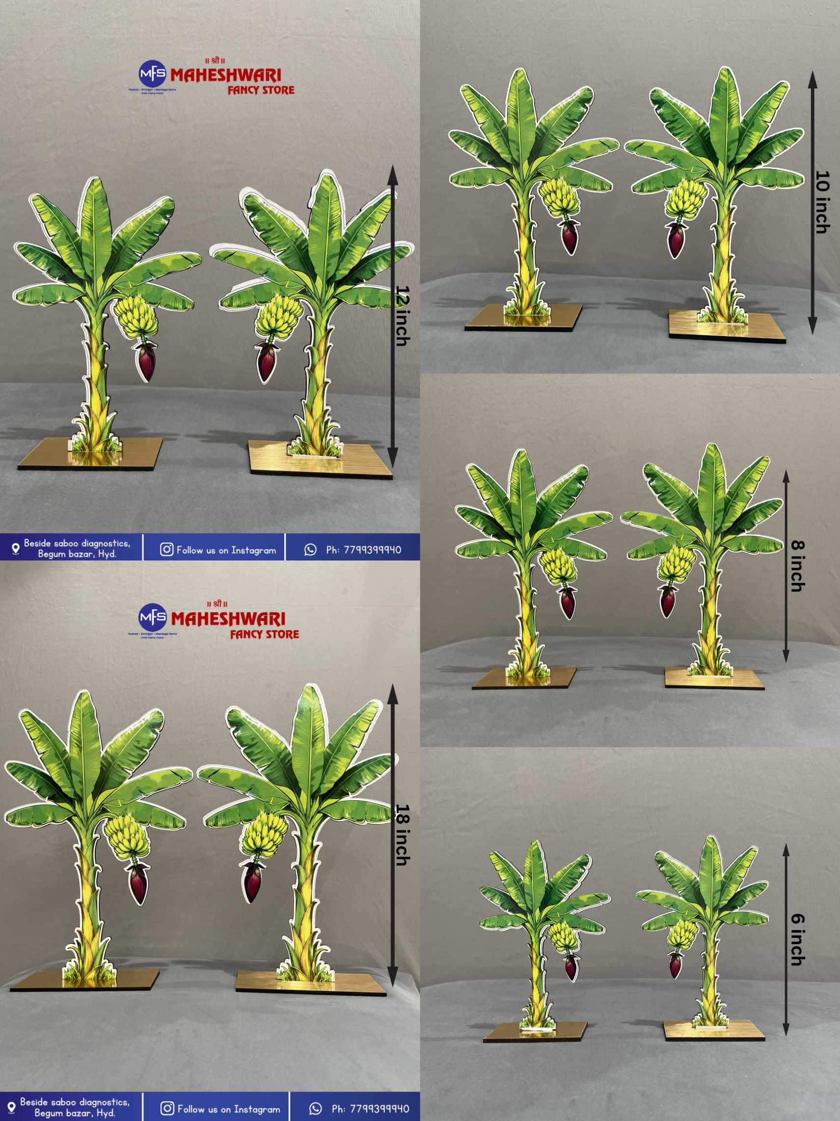 Banana Tree Cutout