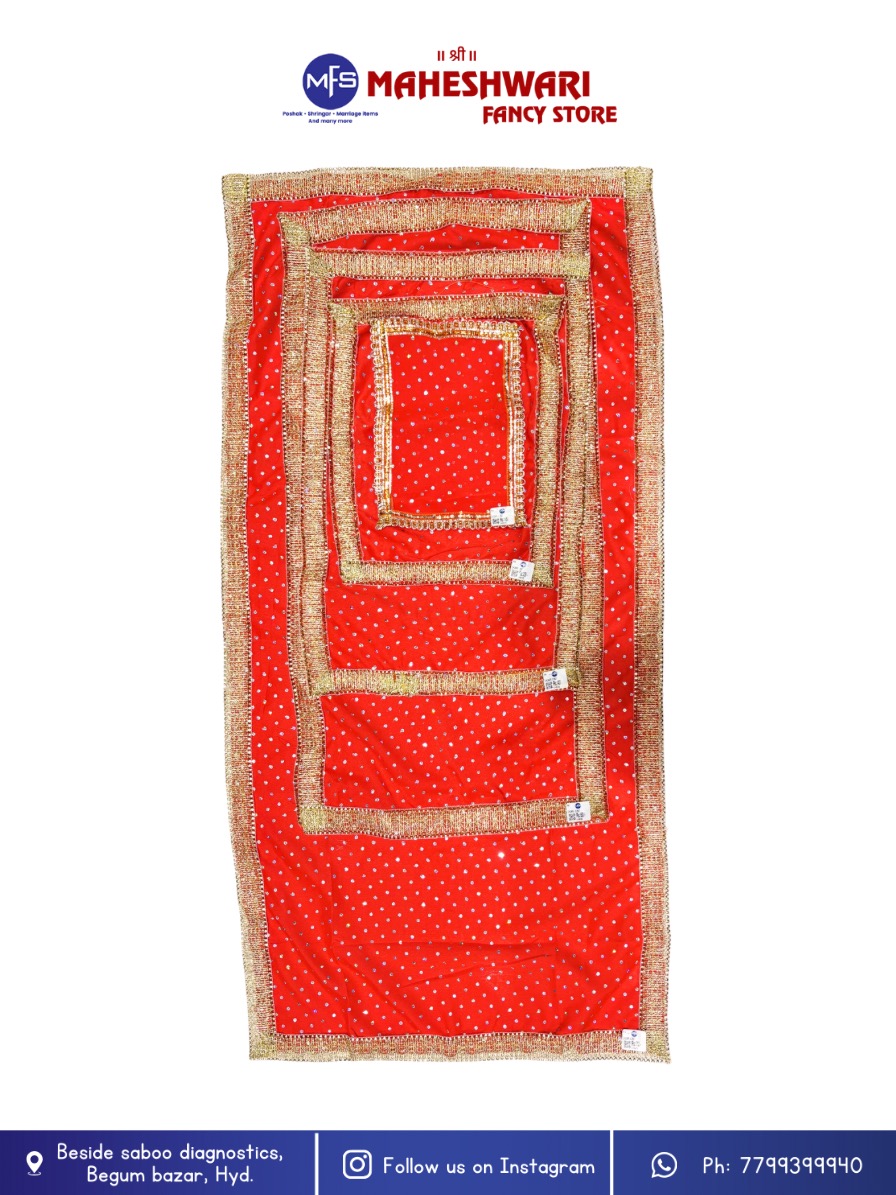 Red Crystal Chunri