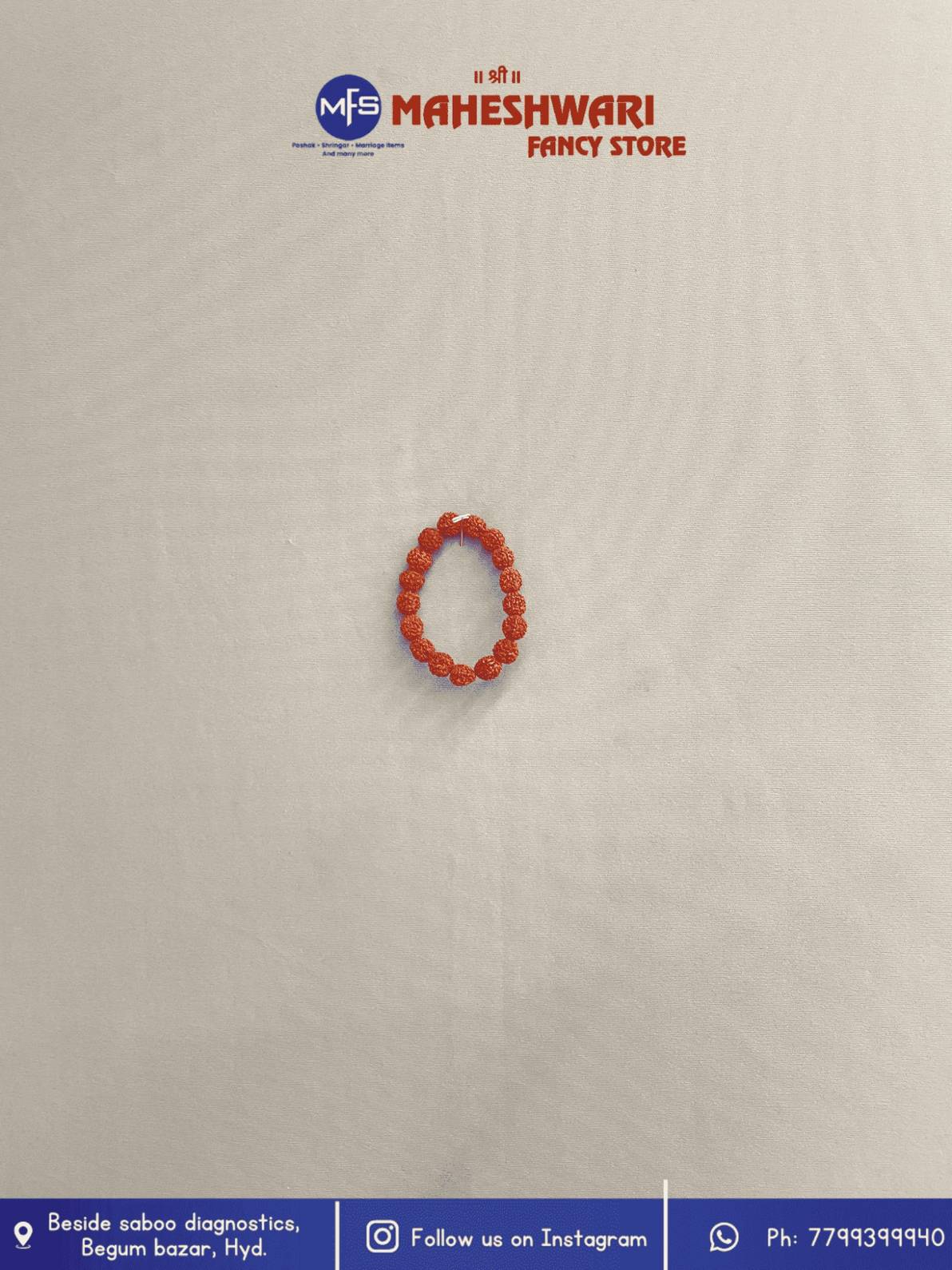 Maheshwari Fancy Store - Rudraksha Bracelet