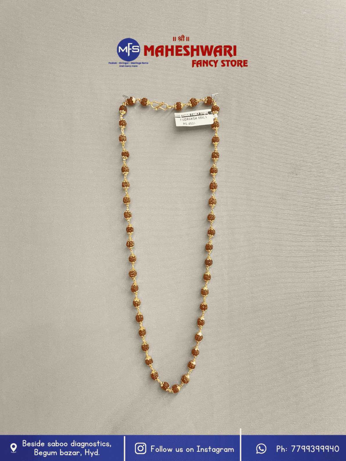 Maheshwari Fancy Store - Fancy Rudraksha Mala