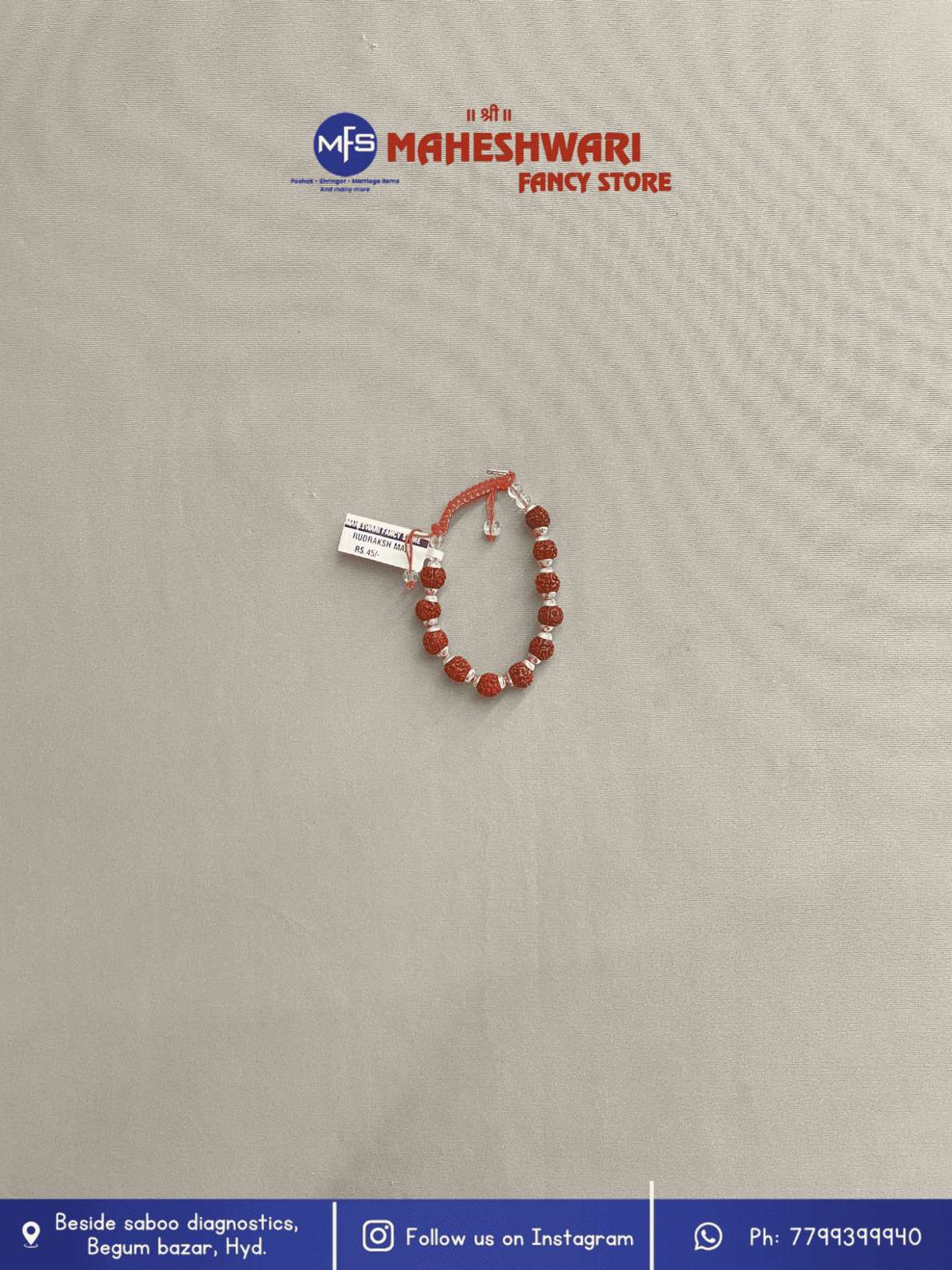 Maheshwari Fancy Store - Moti Rudraksha Bracelet