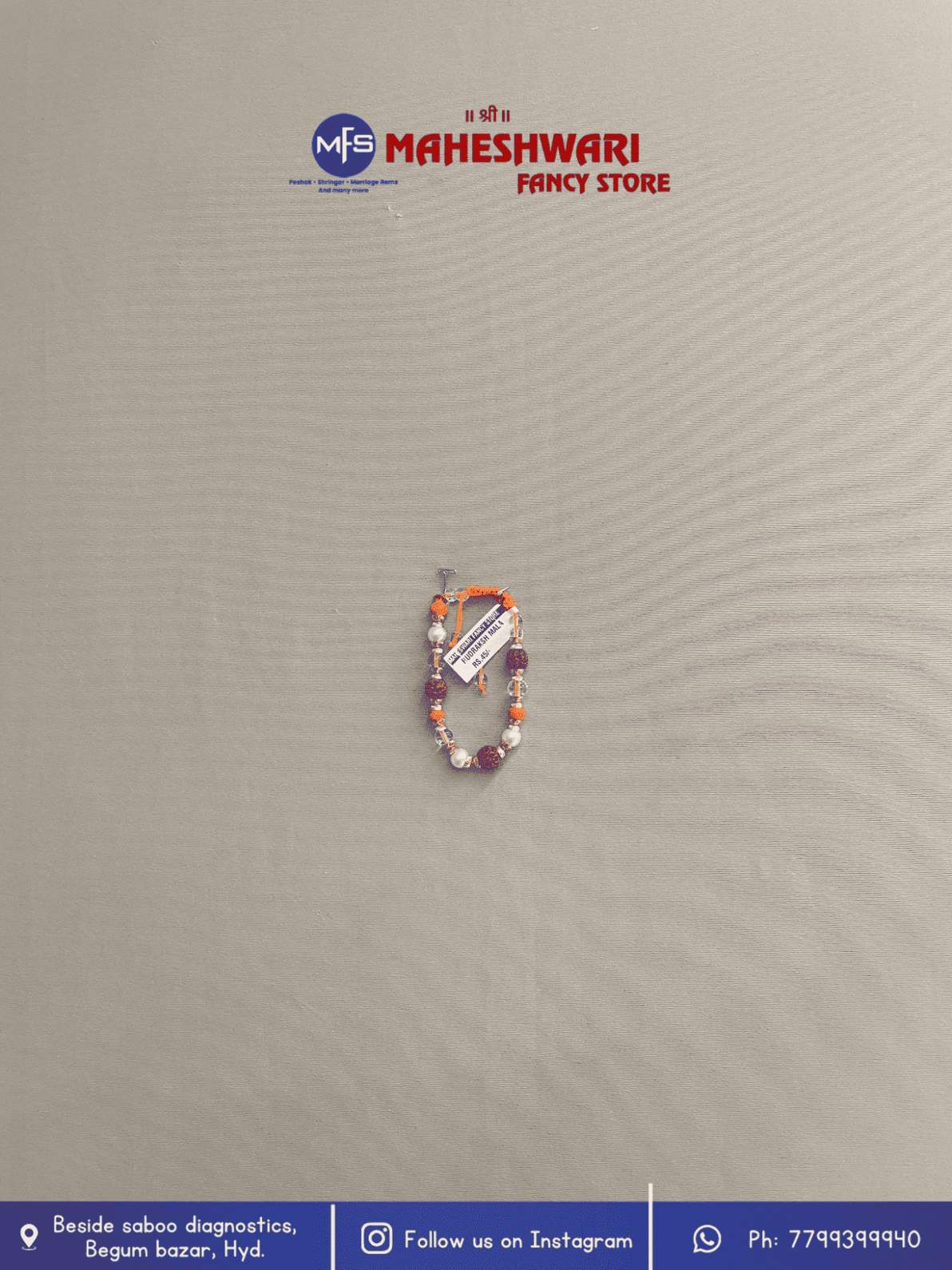 Maheshwari Fancy Store - Moti Rudraksha Bracelet