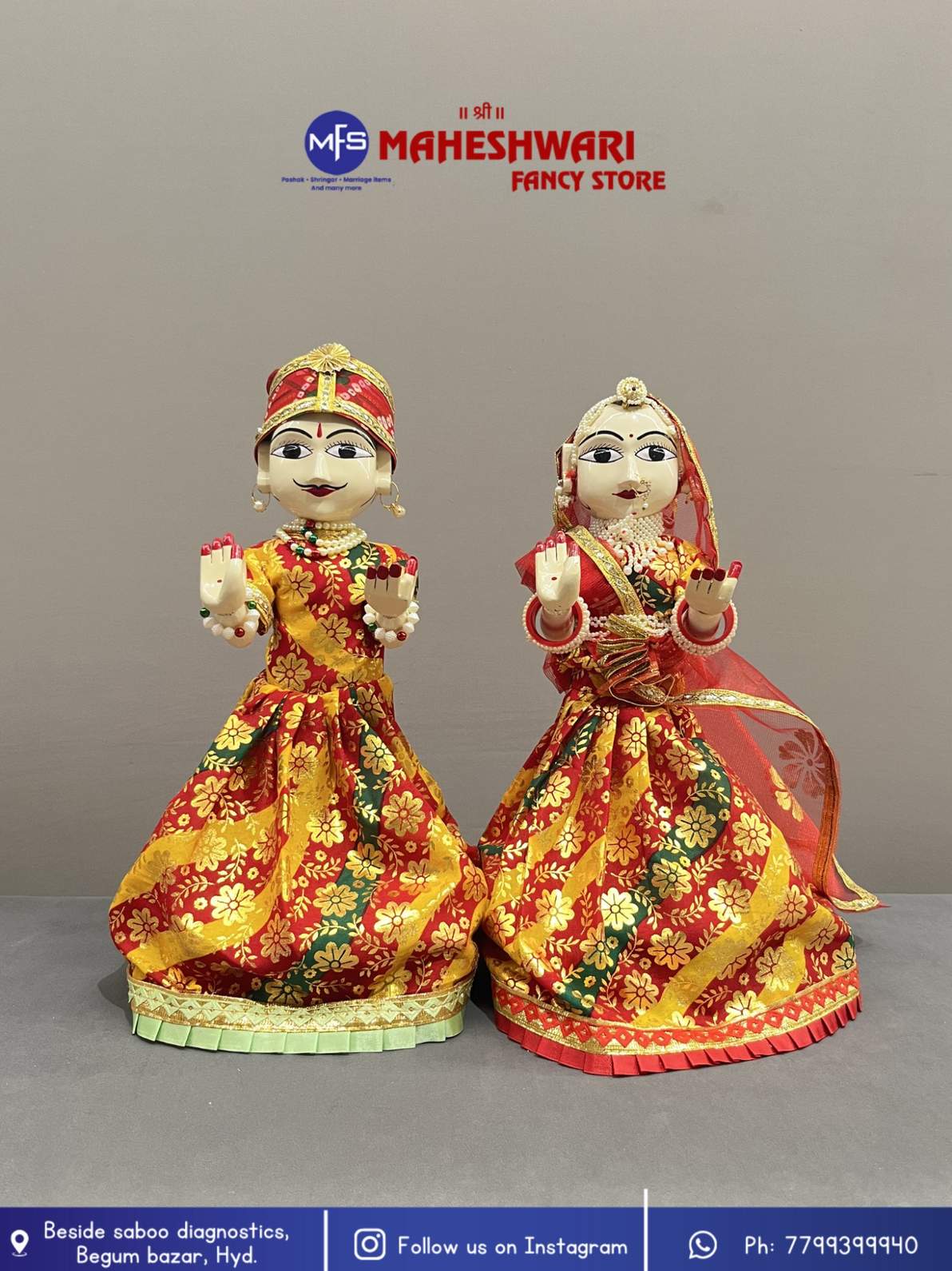 Multicolour Aashirwaad Gangaur Set 15 Inch