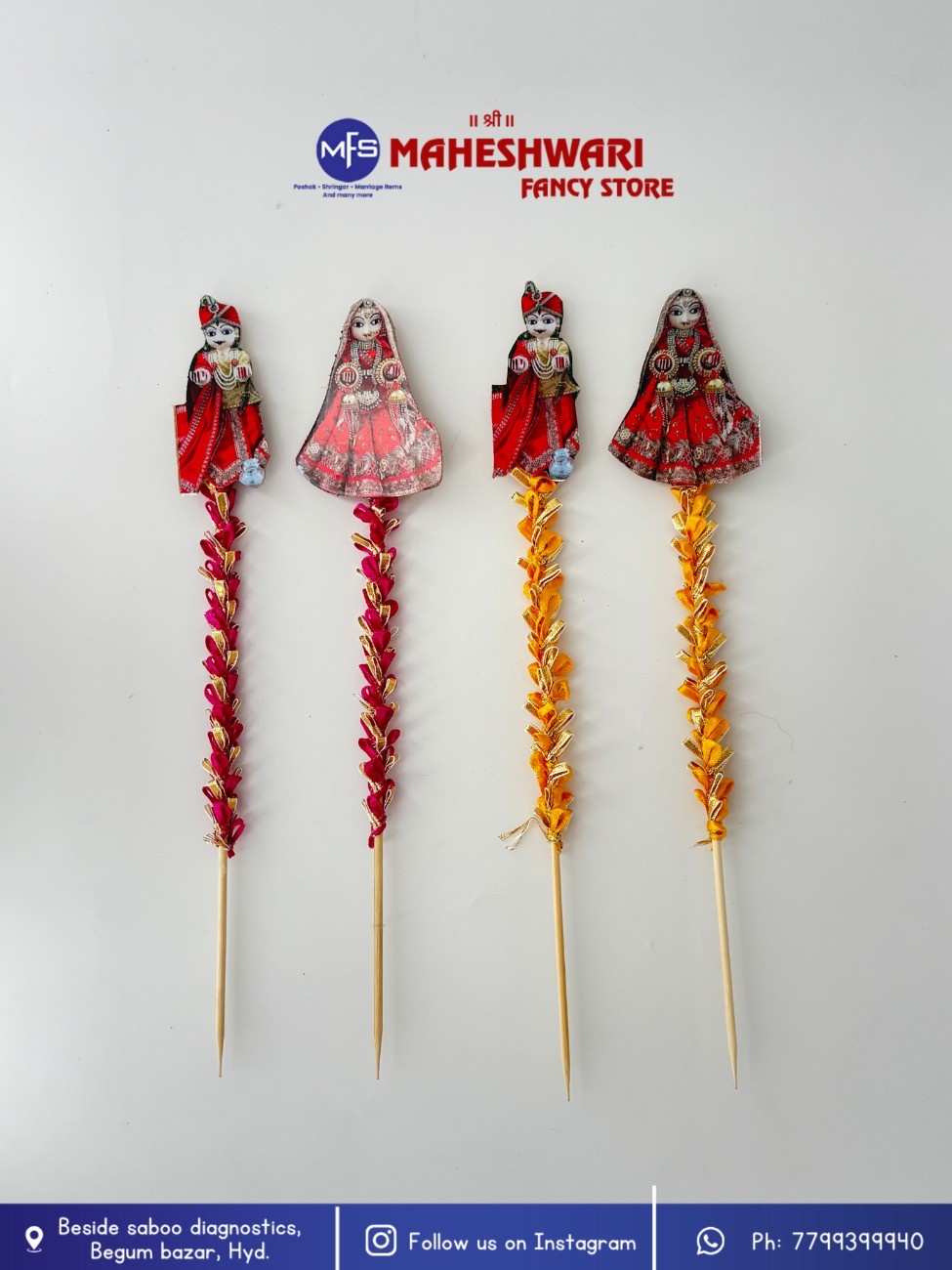 Maheshwari Fancy Store - Gangaur Set Stick