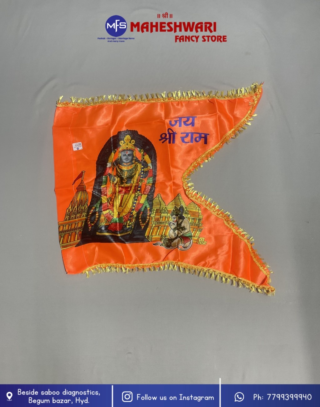 Maheshwari Fancy Store - Ram Lalla Jhanda 30*40