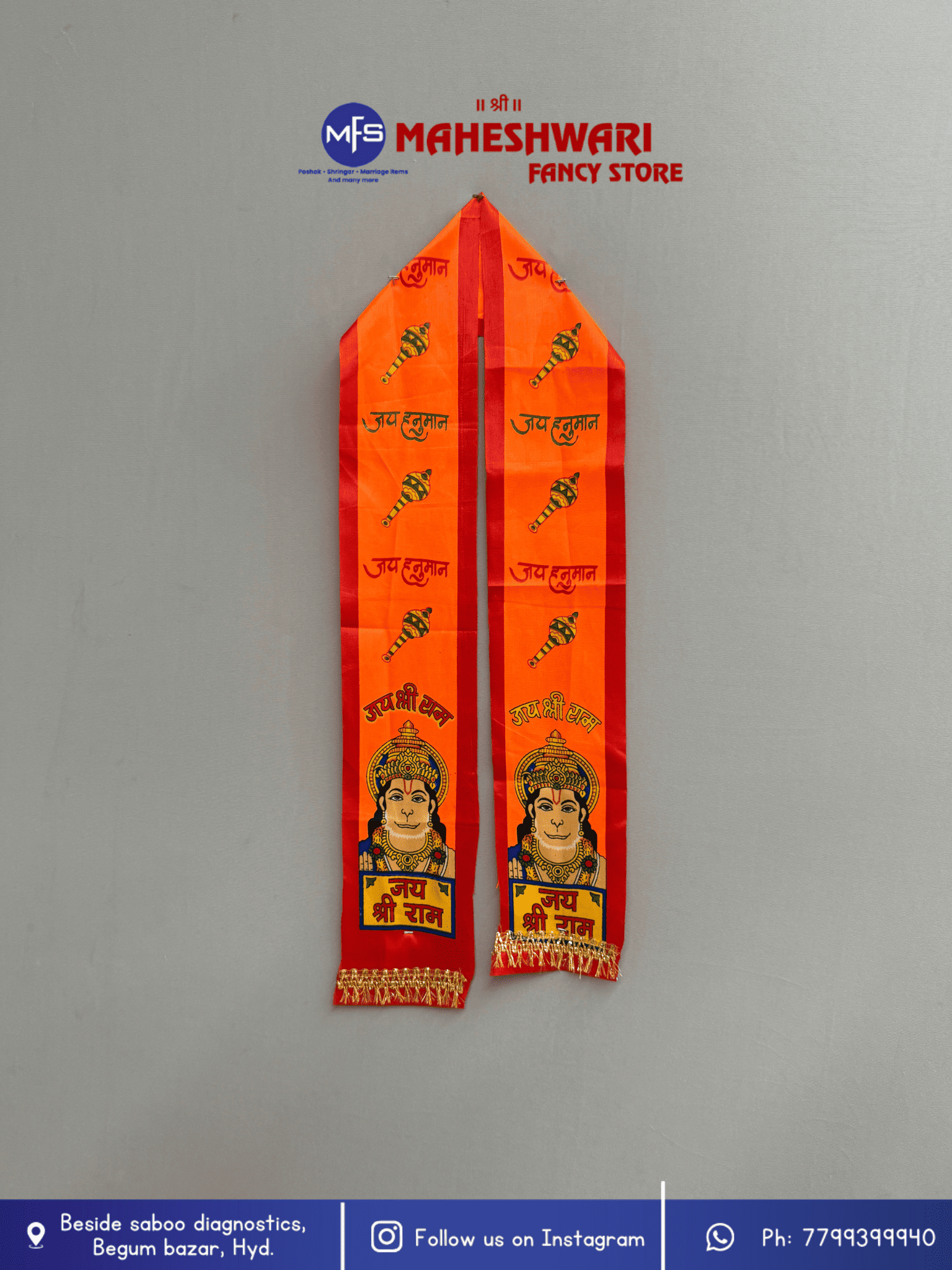 Orange Hanuman Dupata