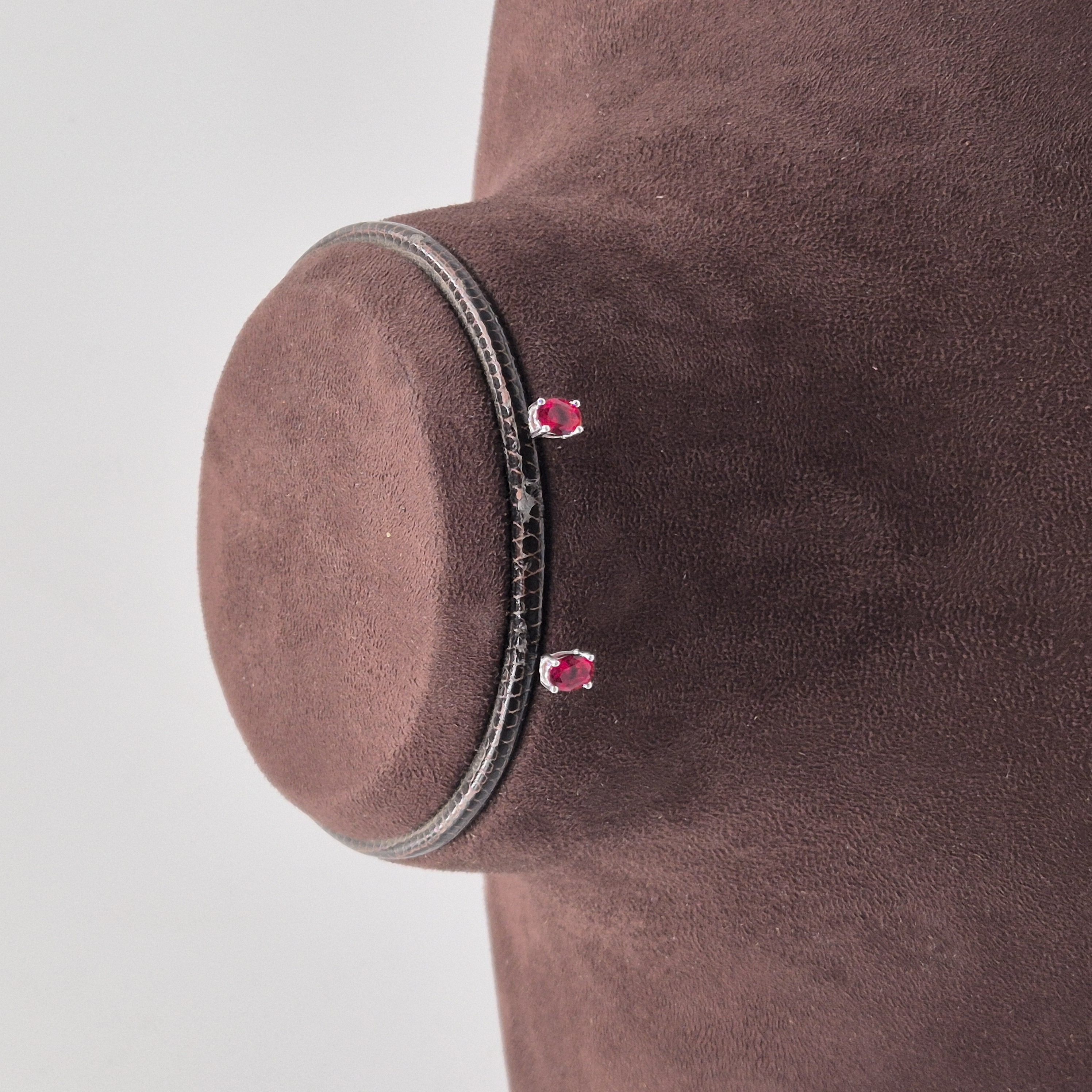 Order Multicolor Gemstone Silver Charm Necklace Set online in Hyderabad