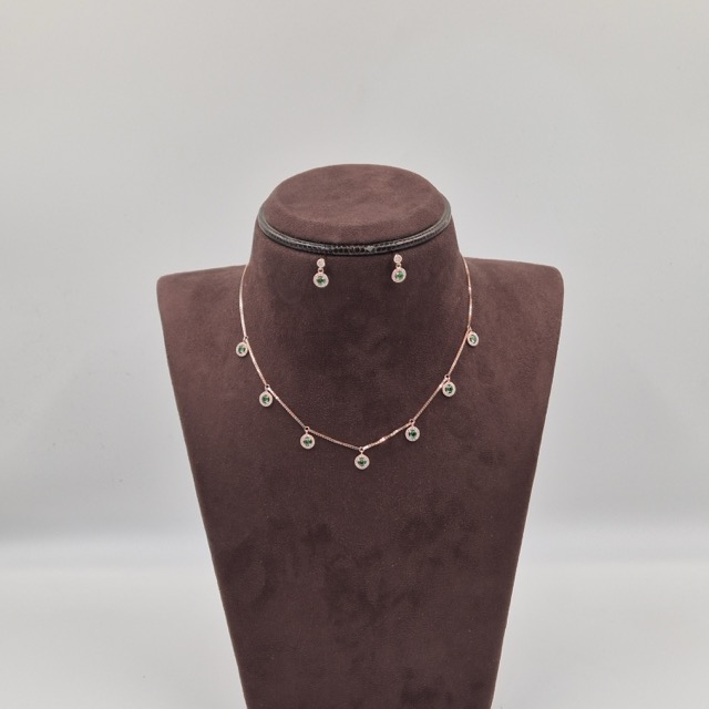 Modern Muse Multi Charm Silver Necklace Set
