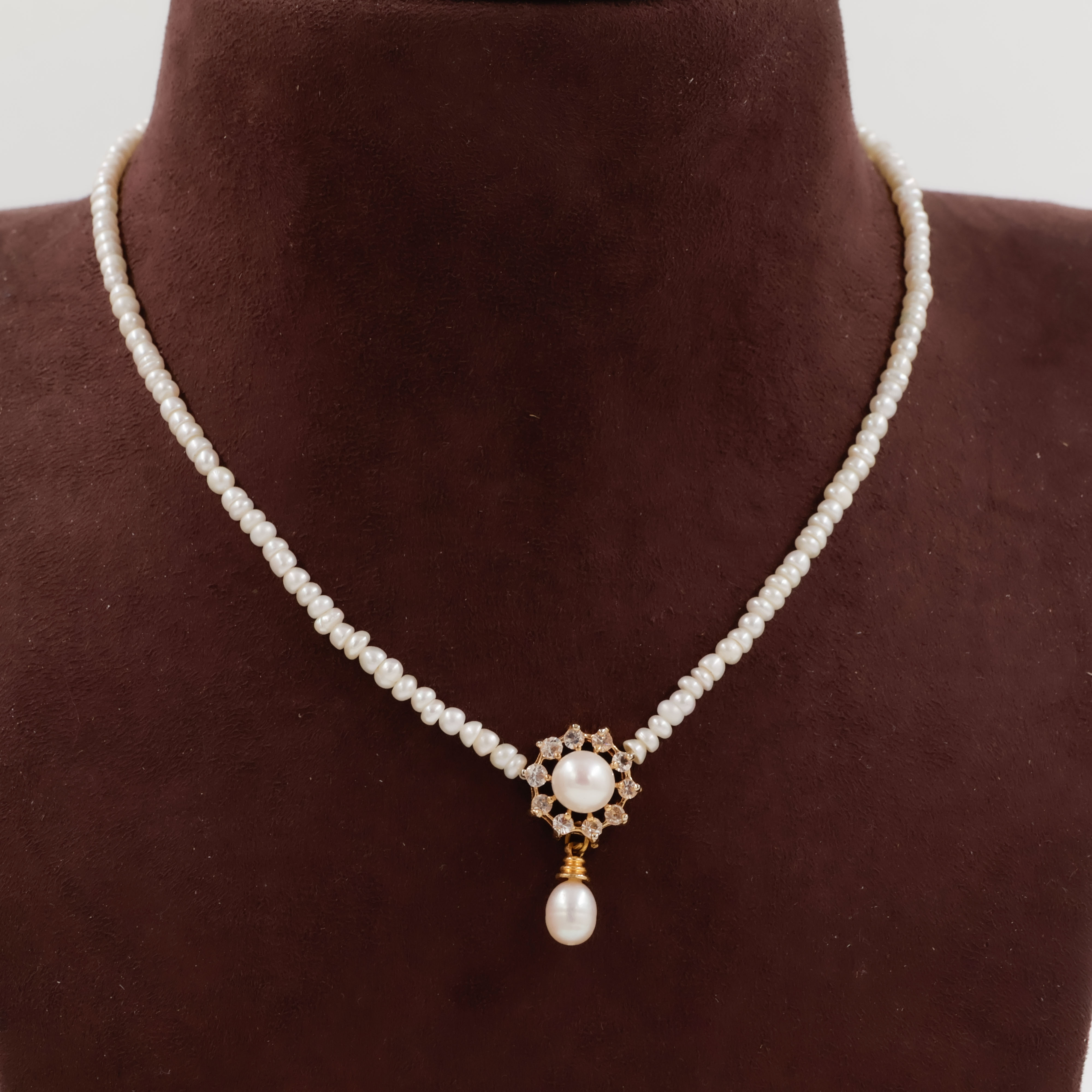 Pearls Necklace Set - Pearls Jewellery