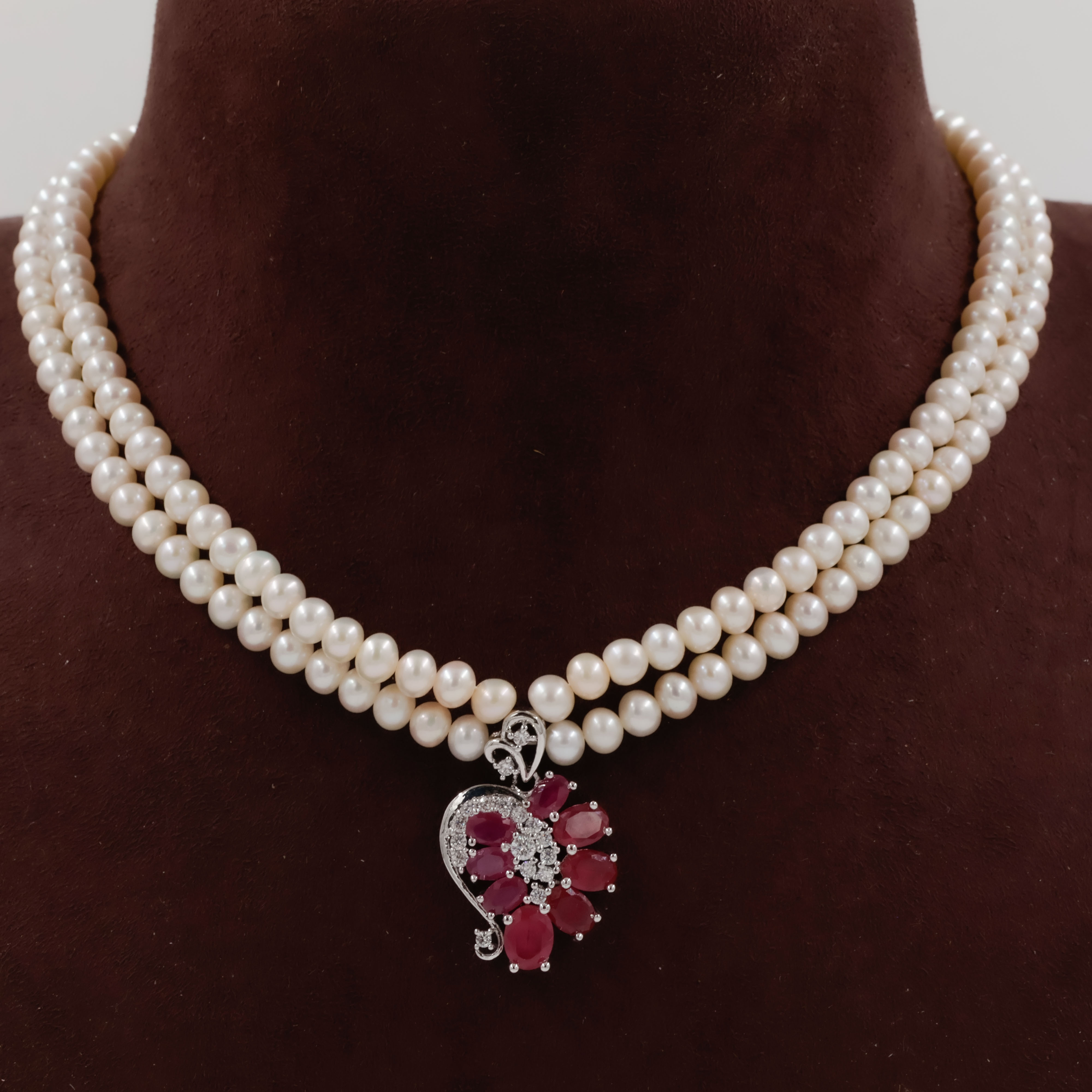 Pearls Necklace Set - Pearls Jewellery