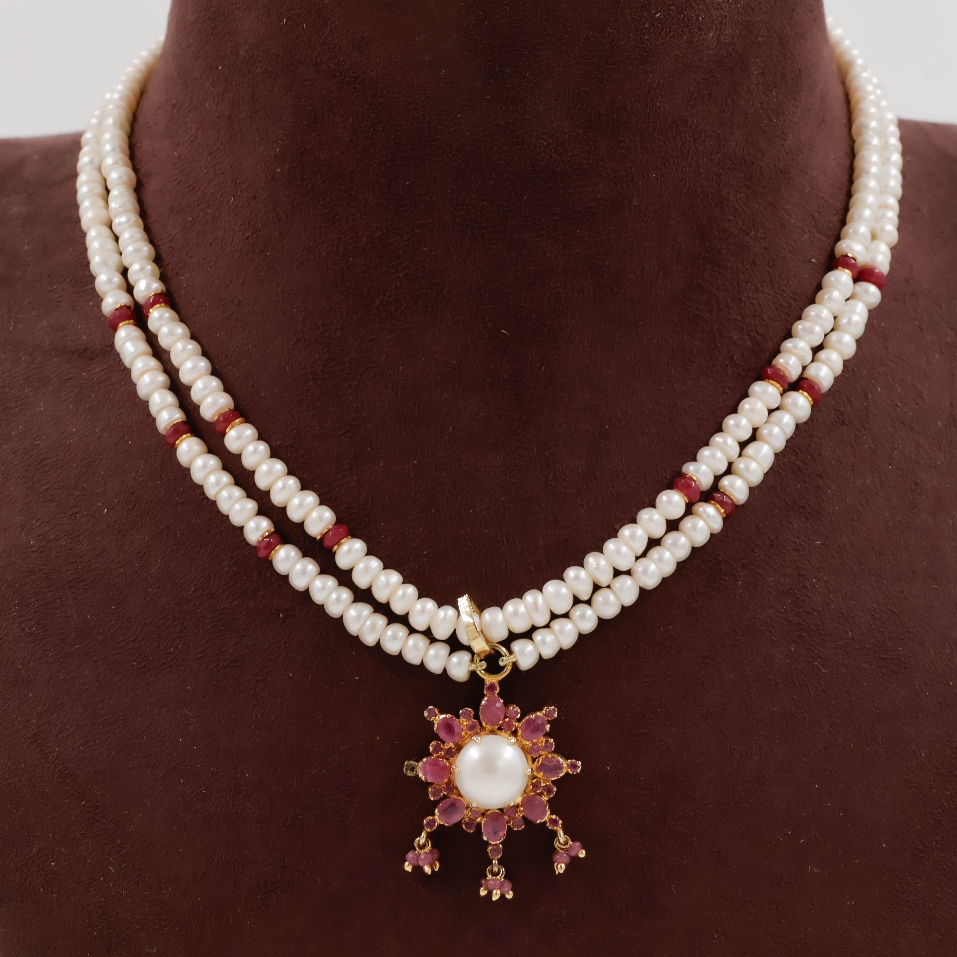 Pearls Necklace Set - Pearls Jewellery