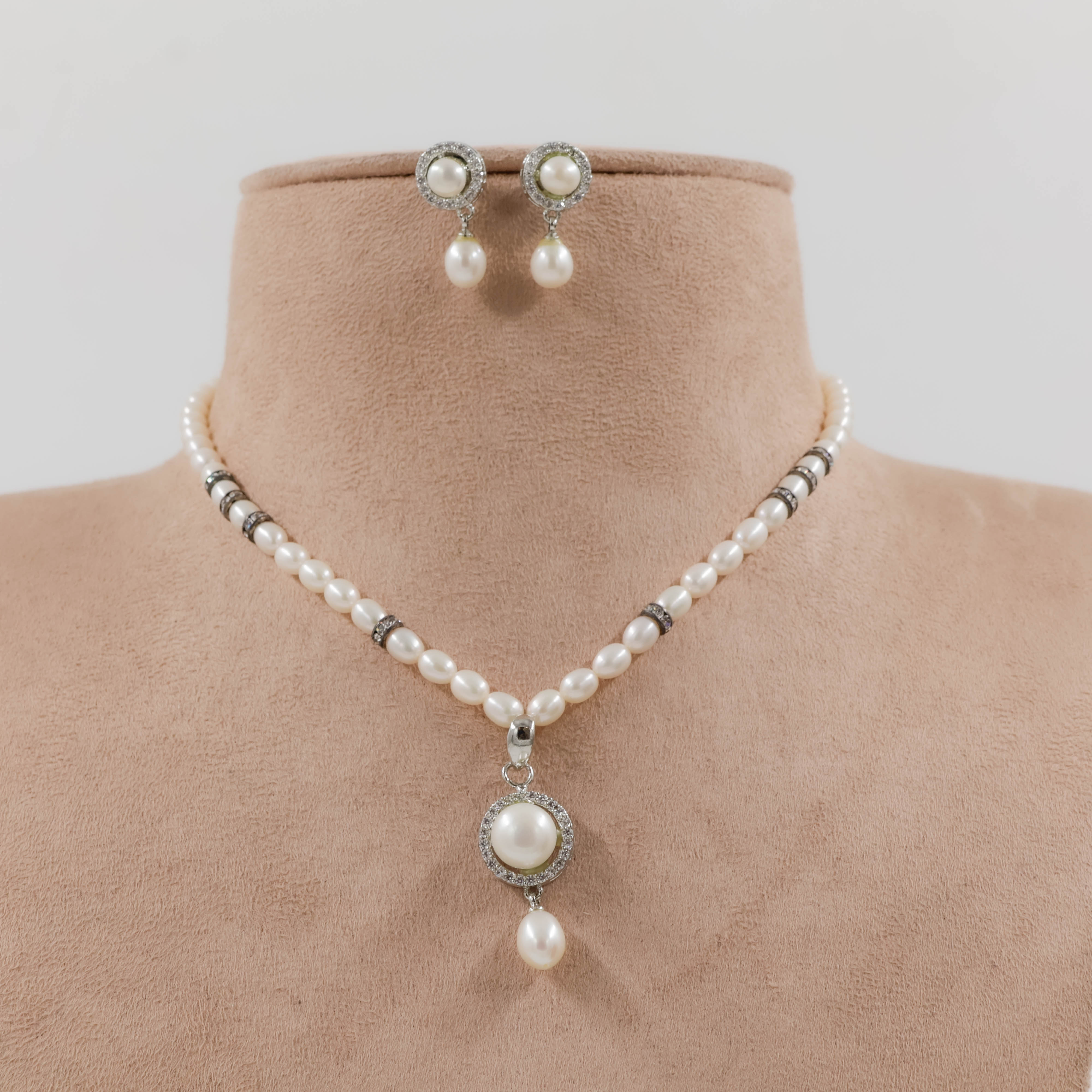Pearls Necklace Set - Pearls Jewellery